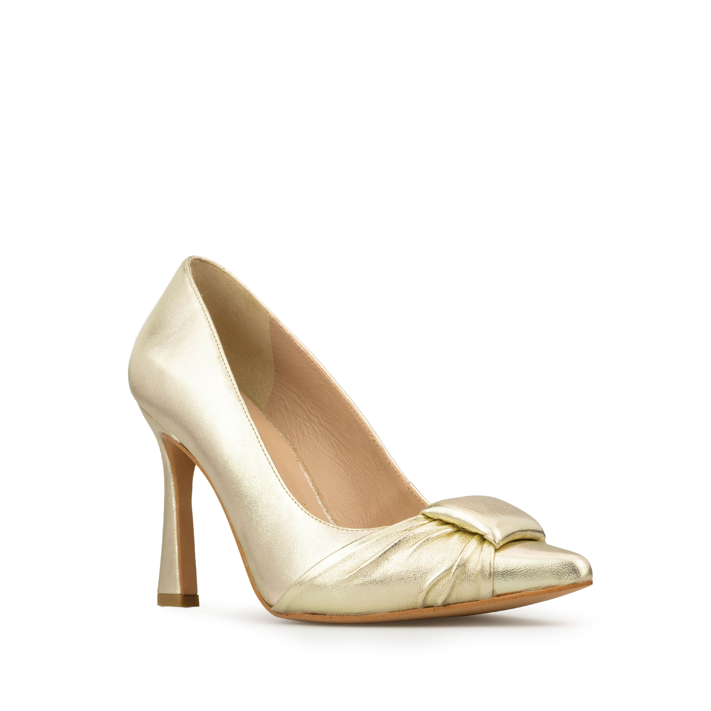 Zapatillas De Tacón Davenia De Piel Sandalia Para Dama Mod. clara