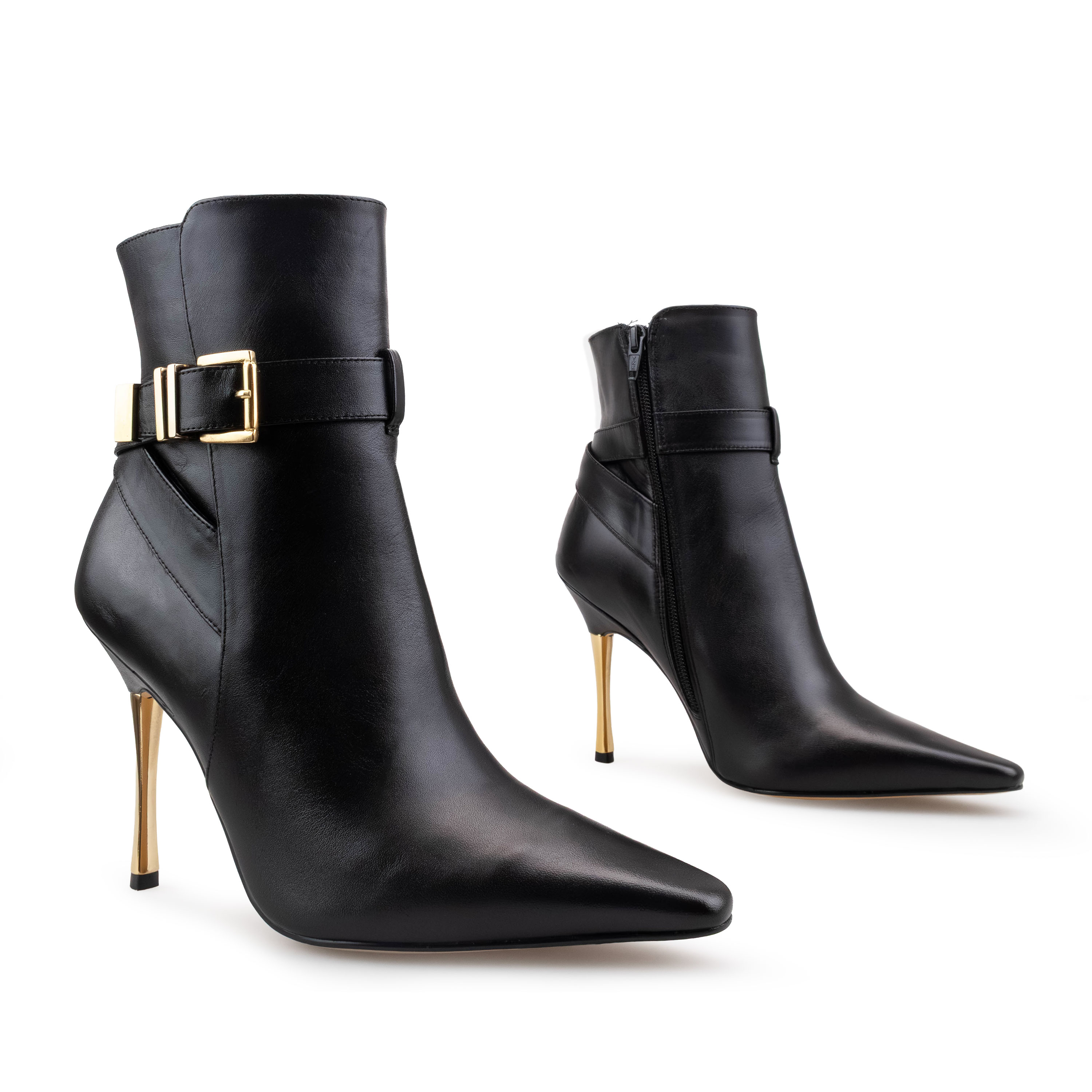 Botines Para Mujer Elegantes Botas Piel Davenia Mod.Cristina
