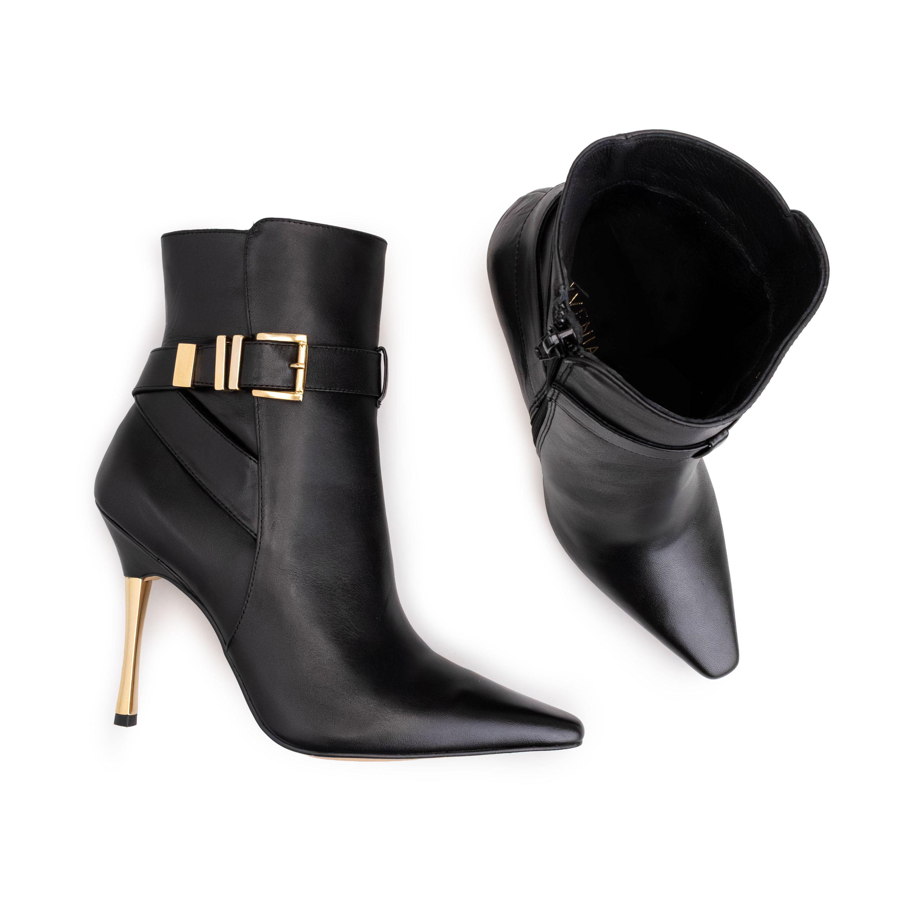 Botines Para Mujer Elegantes Botas Piel Davenia Mod.Cristina