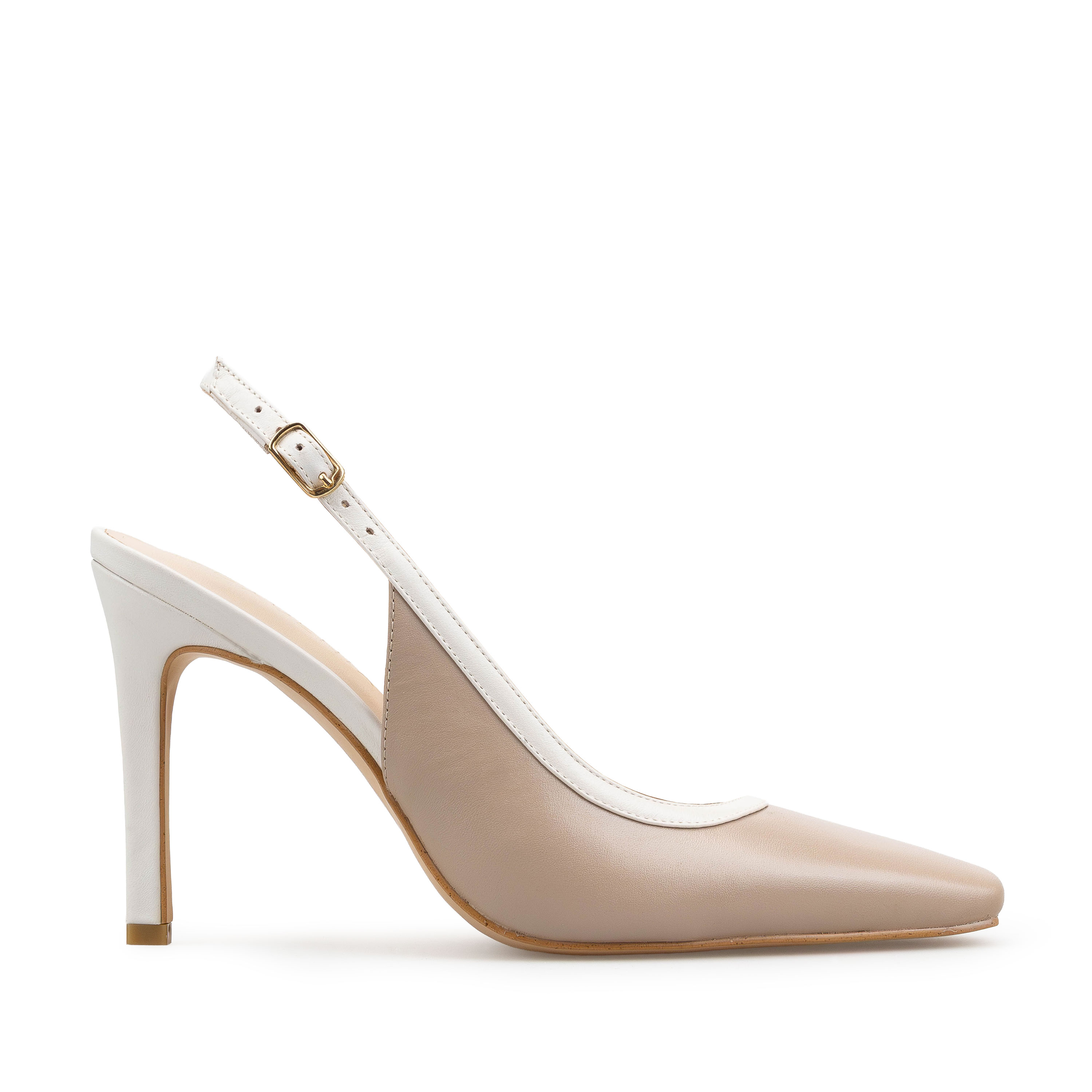 Zapatillas De Tacón Davenia De Piel Para Dama Mod. Isabel