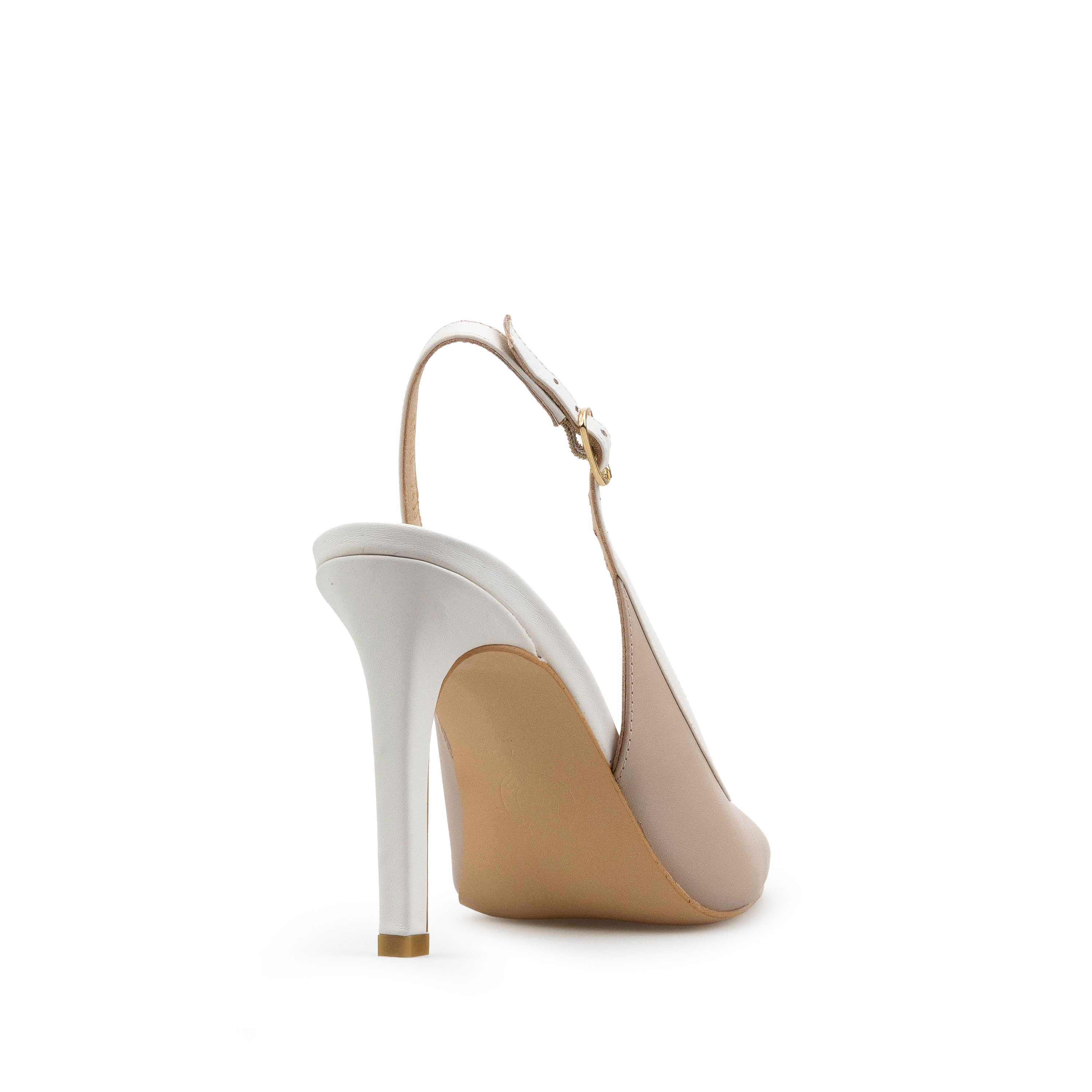 Zapatillas De Tacón Davenia De Piel Para Dama Mod. Isabel
