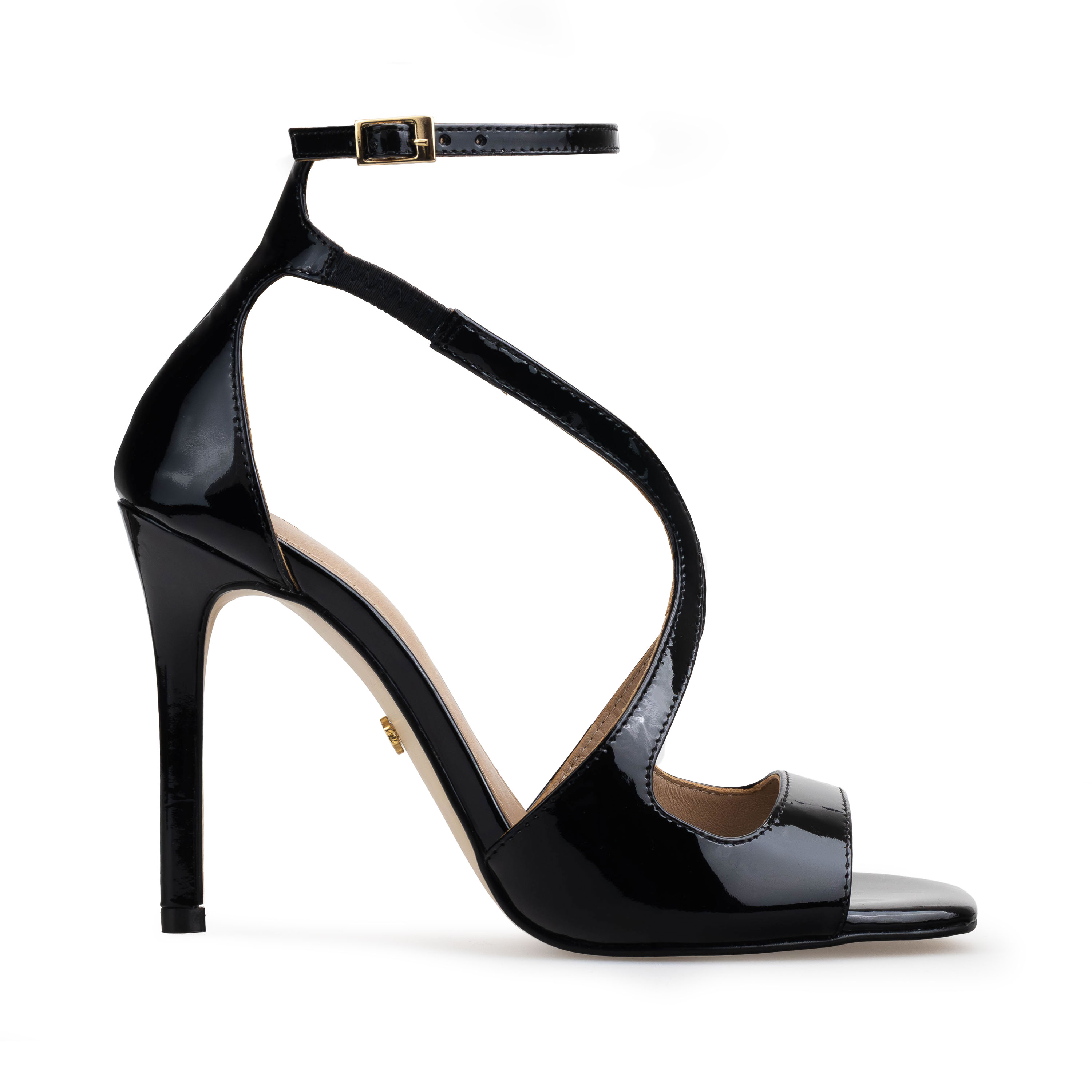 Zapatillas De Tacón Davenia De Piel Sandalia De Tacón Para Dama Mod. Florencia