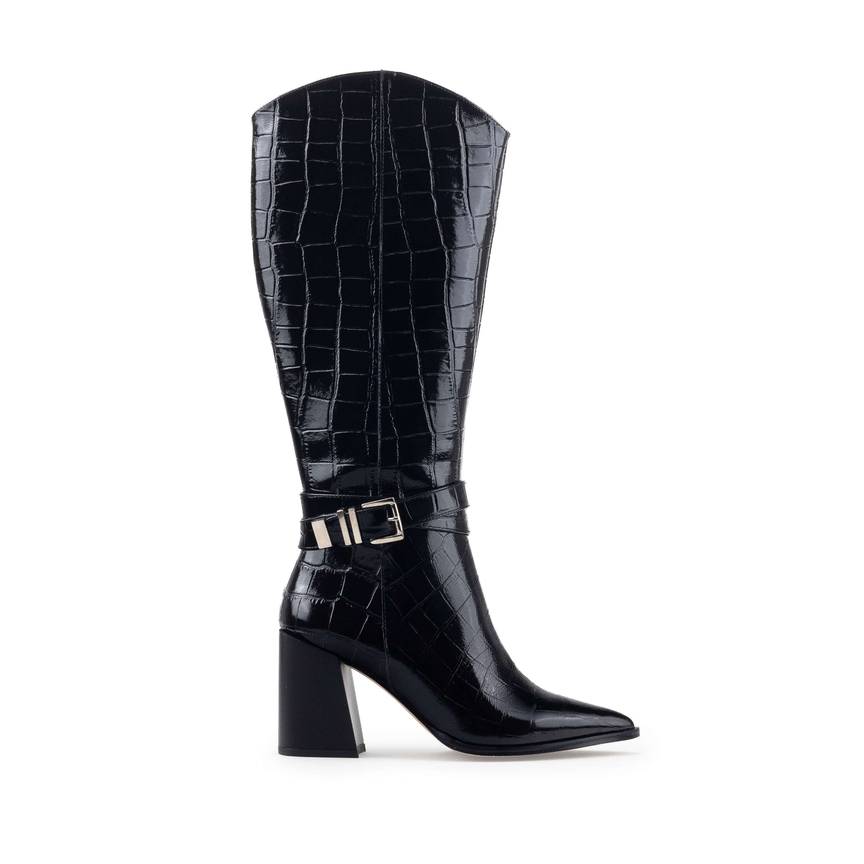 Bota De Piel Alta Para Mujer Davenia Mod. Grecia