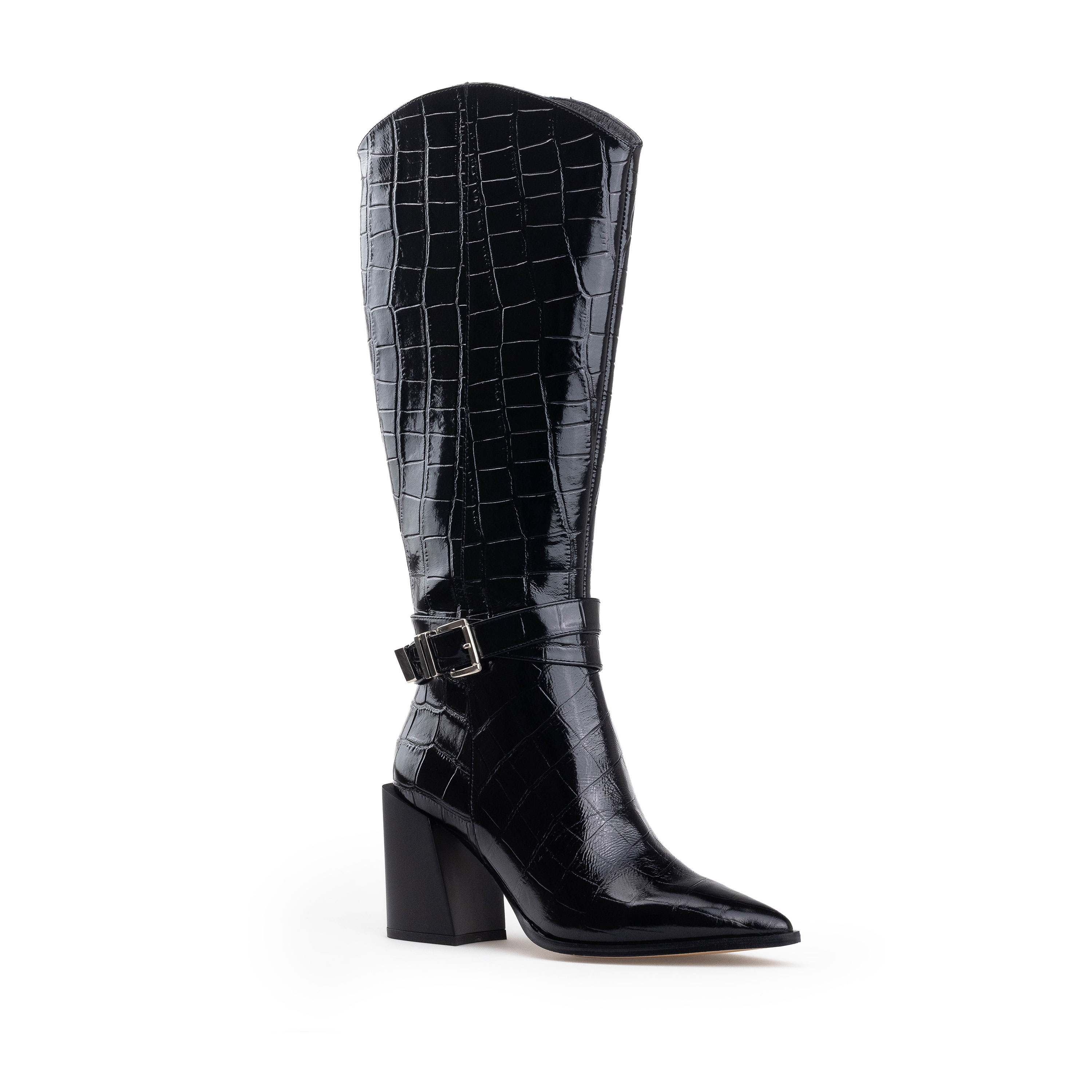 Bota De Piel Alta Para Mujer Davenia Mod. Grecia