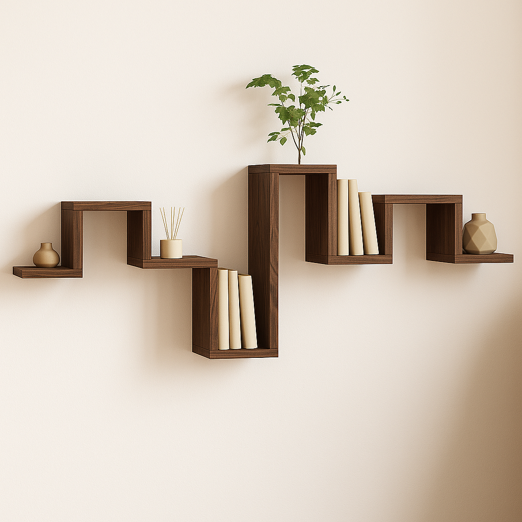 Repisa Flotante Zig Zag R