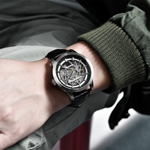 Reloj Automático Skeleton Pagani Design Pd1638 Para Hombre
