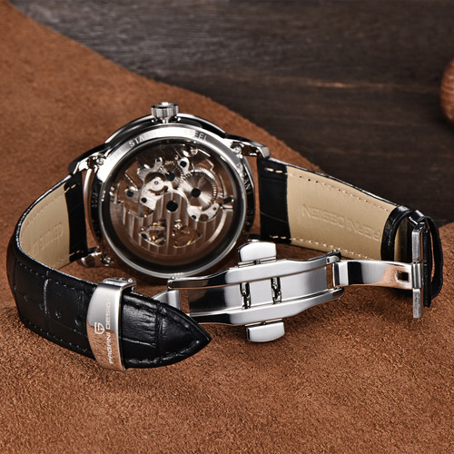 Reloj Automático Skeleton Pagani Design Pd1638 Para Hombre