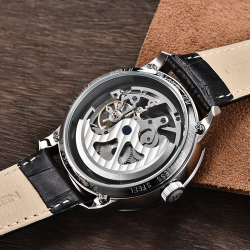 Reloj Automático Skeleton Pagani Design Pd1638 Para Hombre