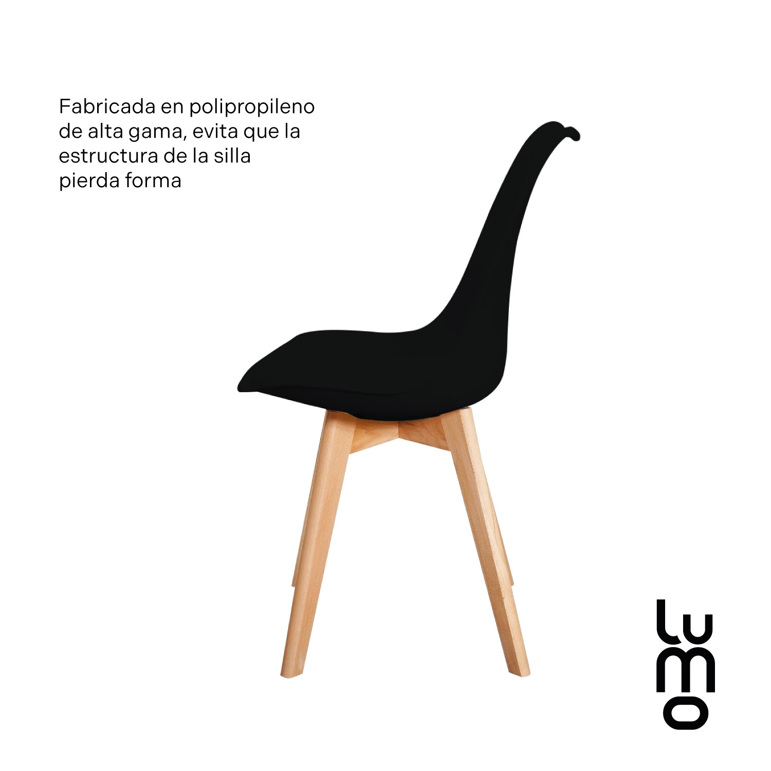 Set de 60 Silla Tulip Eames Acojinada Minimalista Moderna