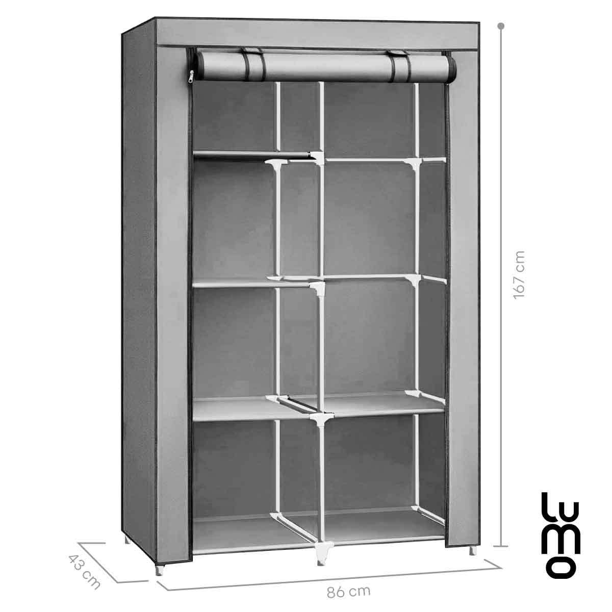 Closet Armable Plegable Armario Portatil Ropero Organizador.