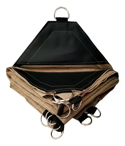 Malla Sombra 90% Raschel Beige De 6mx4m Reforzada Hanlob