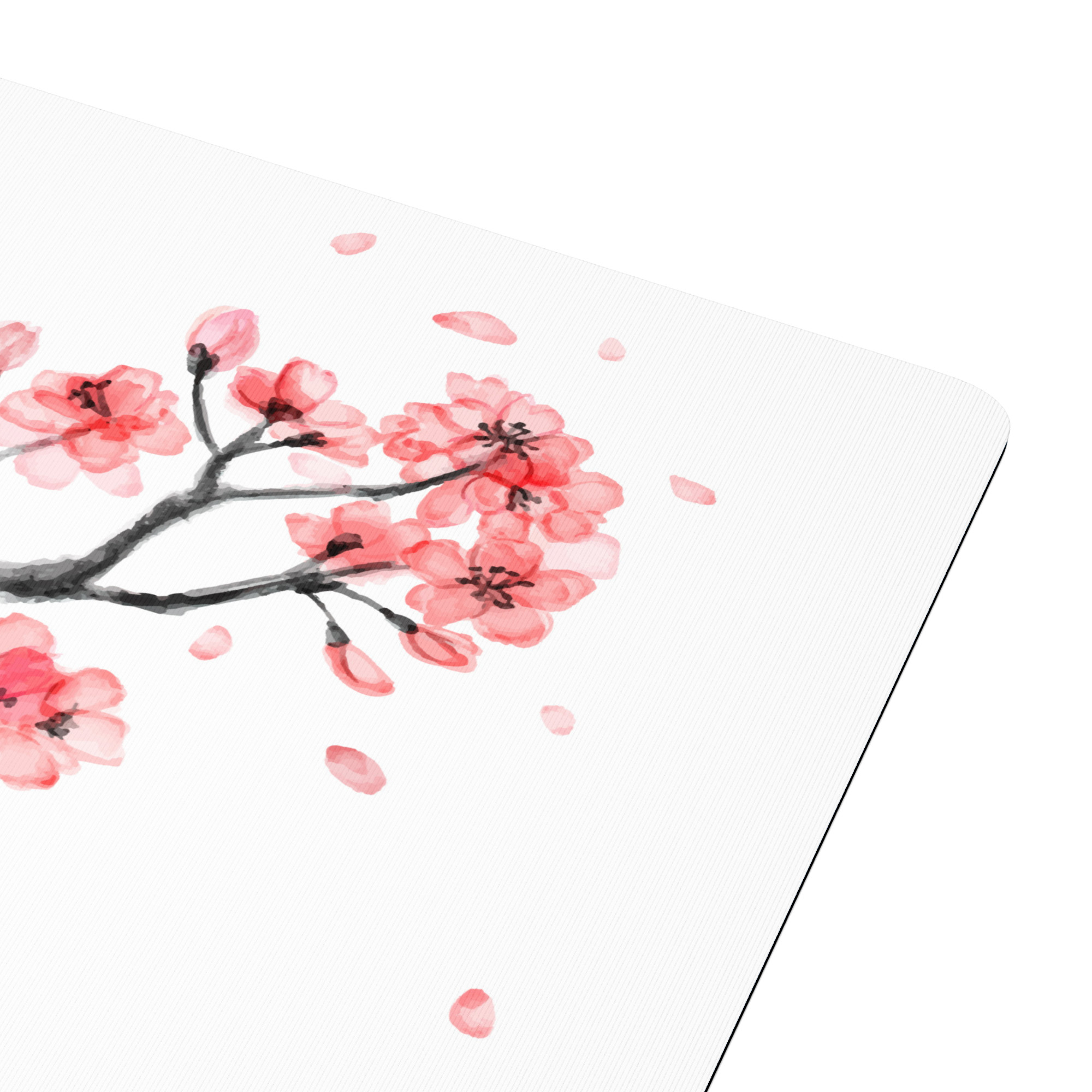 Mousepad  SAKURA ACUARELA 18×22 cm Tapete Antideslizante Alfombrilla para Mouse de Neopreno Moderno