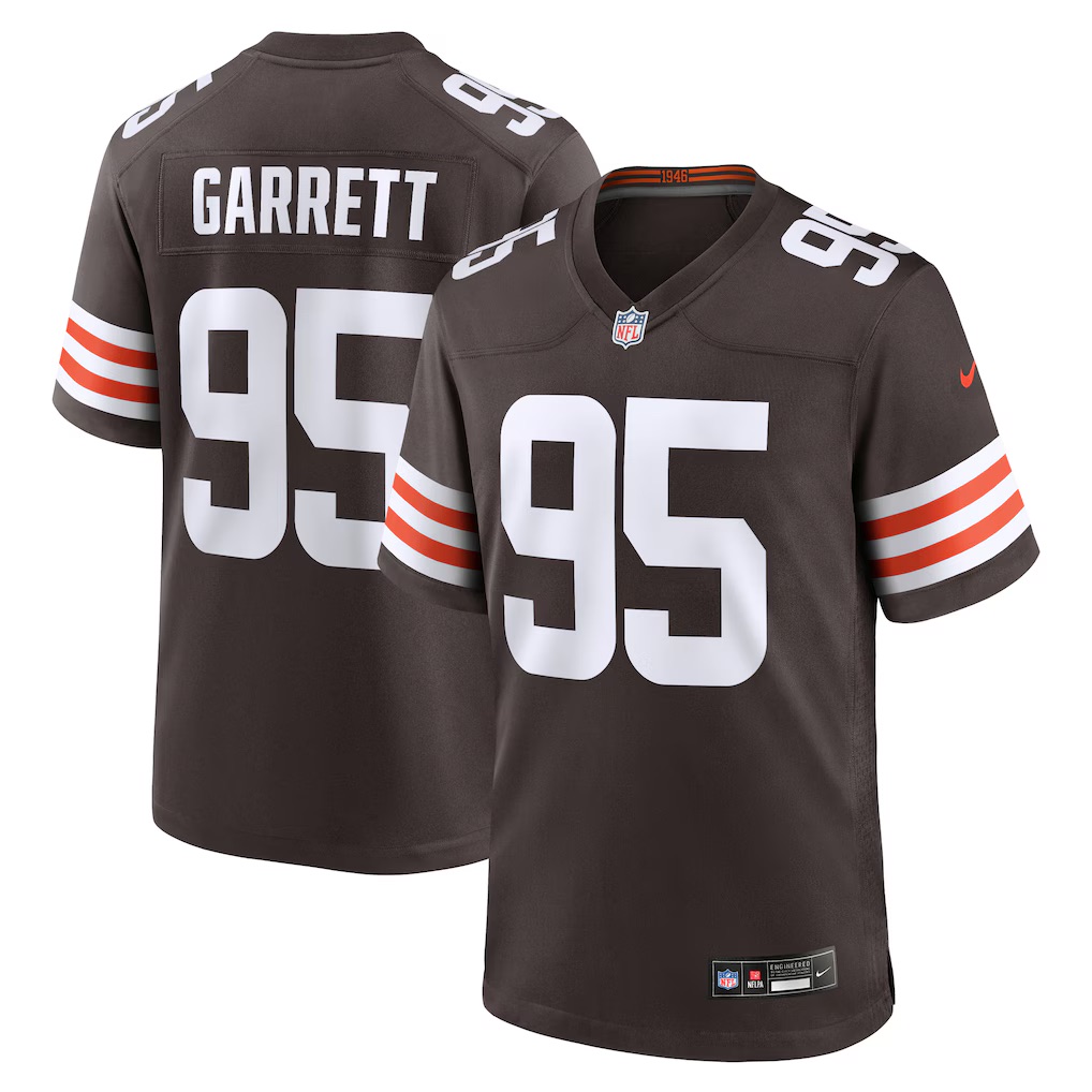 Jersey Original Nike Americano NFL Cleveland Browns #95 Garret