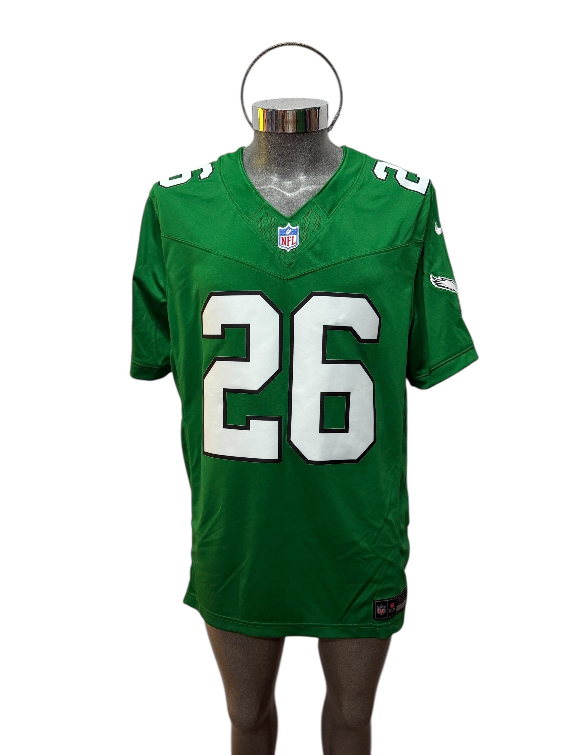 Jersey Original Nike Americano NFL Philadelphia Eagles alterno vapor #26 Barkley