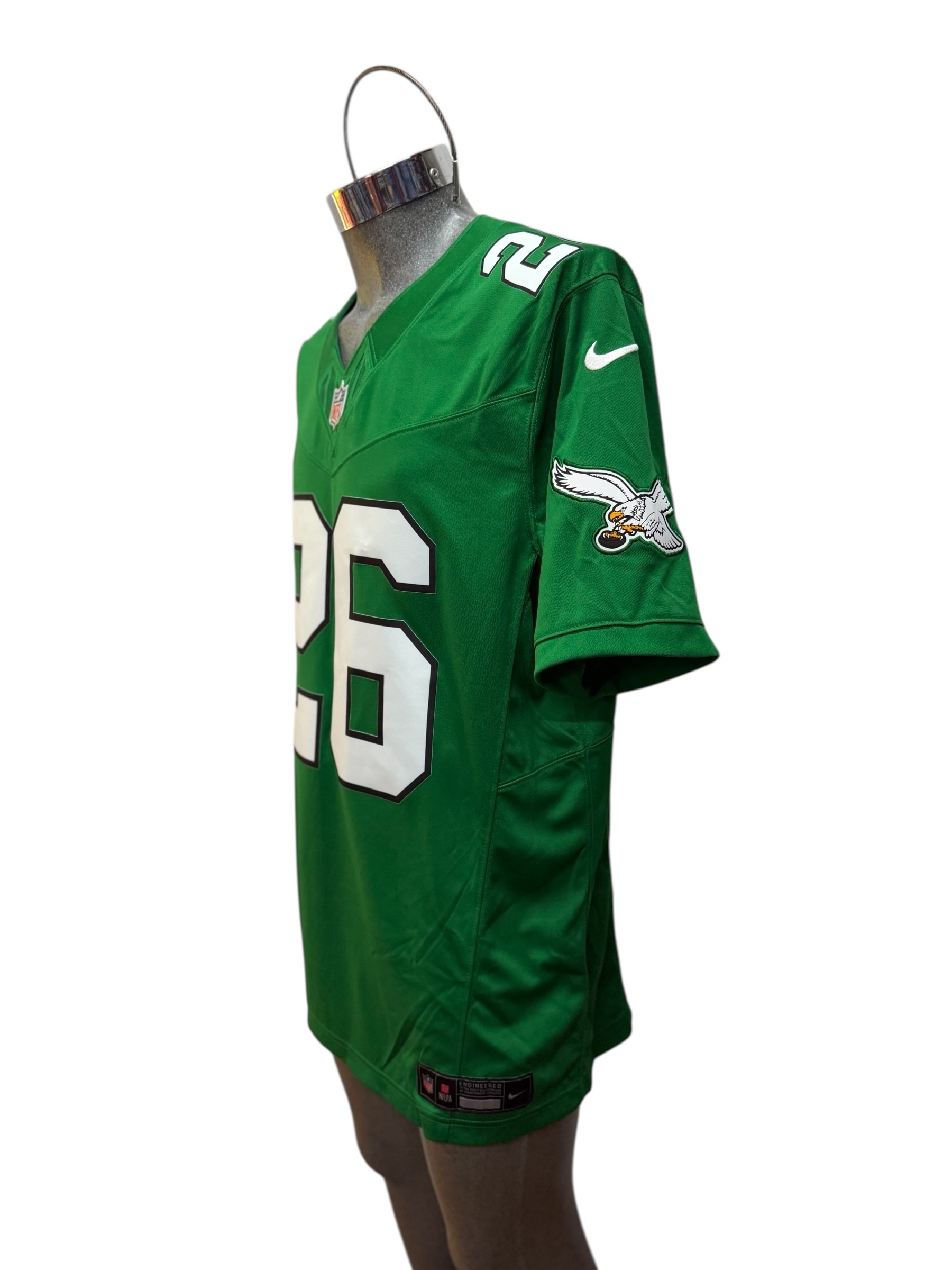 Jersey Original Nike Americano NFL Philadelphia Eagles alterno vapor #26 Barkley