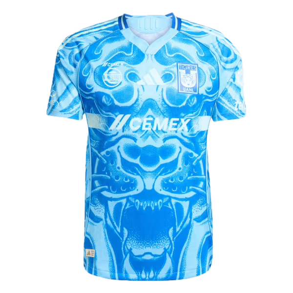 Jersey Original adidas  Tigres de Nuevo León UANL visita jugador authentic 2025-2026 JJ2208