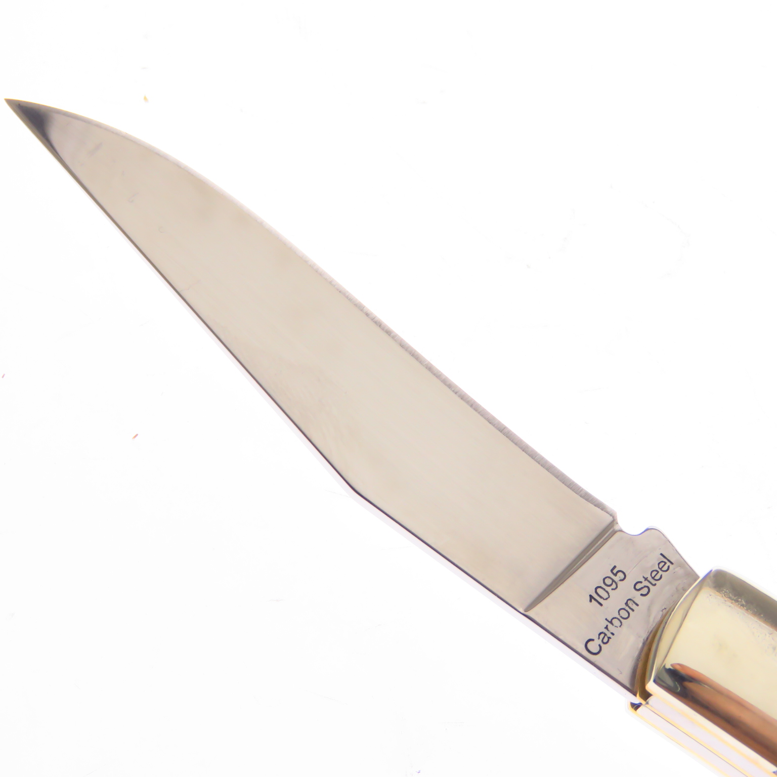 Bo110882 Boker Navaja Trapper Hueso Rojo Alto Carbon 1095 Rojo