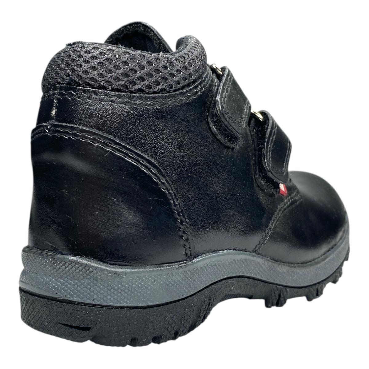 Bota Escolar De Niño Urbano Formal Con Velcro
