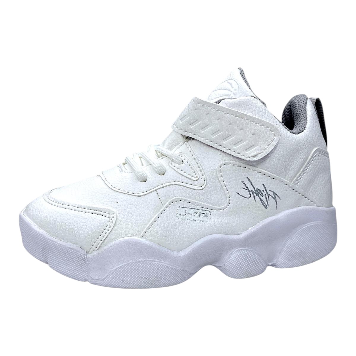 Tenis De Niño Blanco Urbano Deportivo Casual Tipo Champs