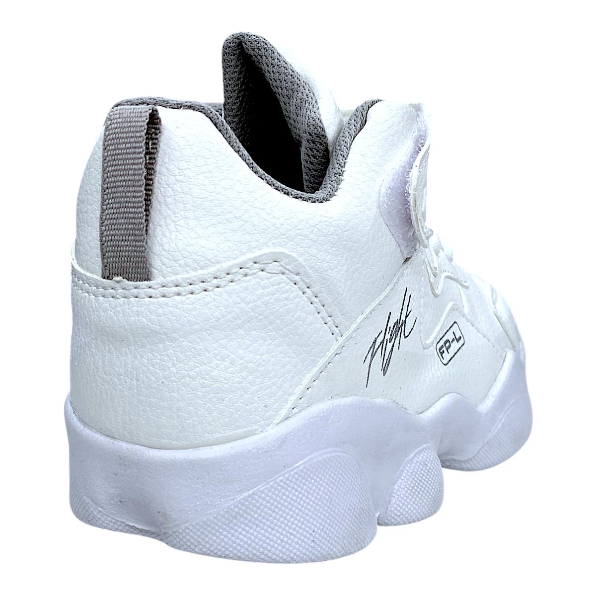 Tenis De Niño Blanco Urbano Deportivo Casual Tipo Champs