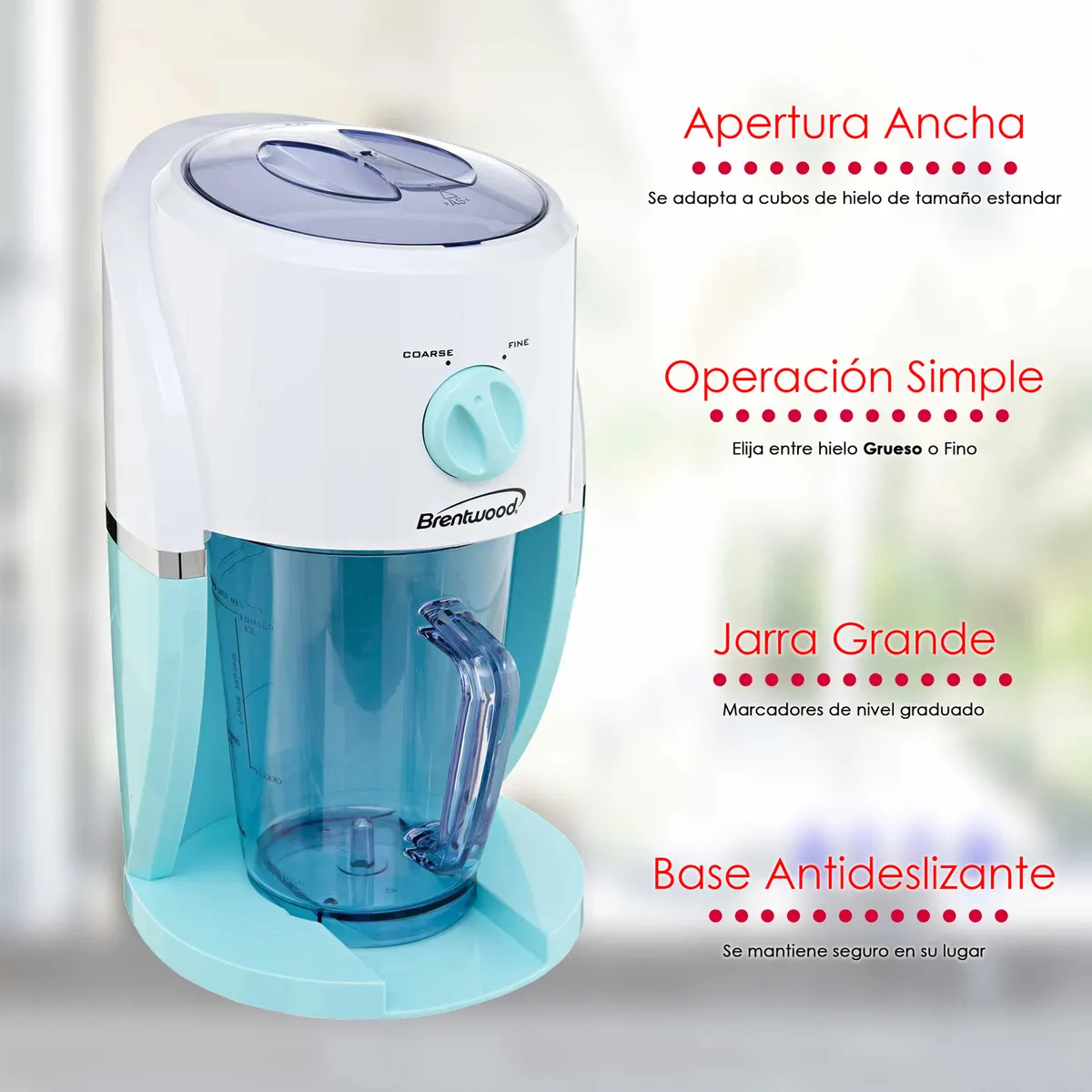 Maquina Para Preparar Margaritas Smoothies Frappé Bebidas Azul 