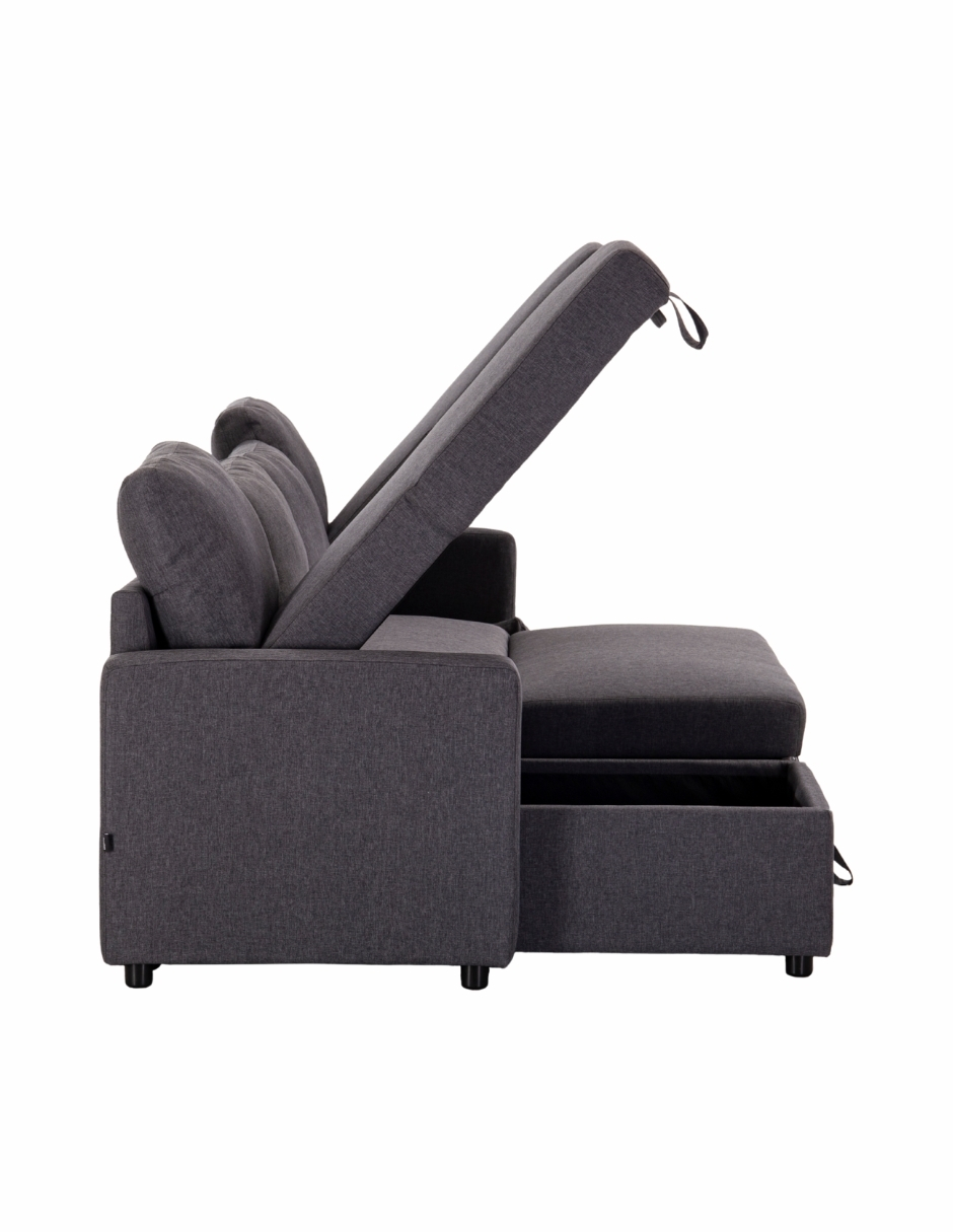 Sofá Cama Easy Living Duomo Gris Oscuro 