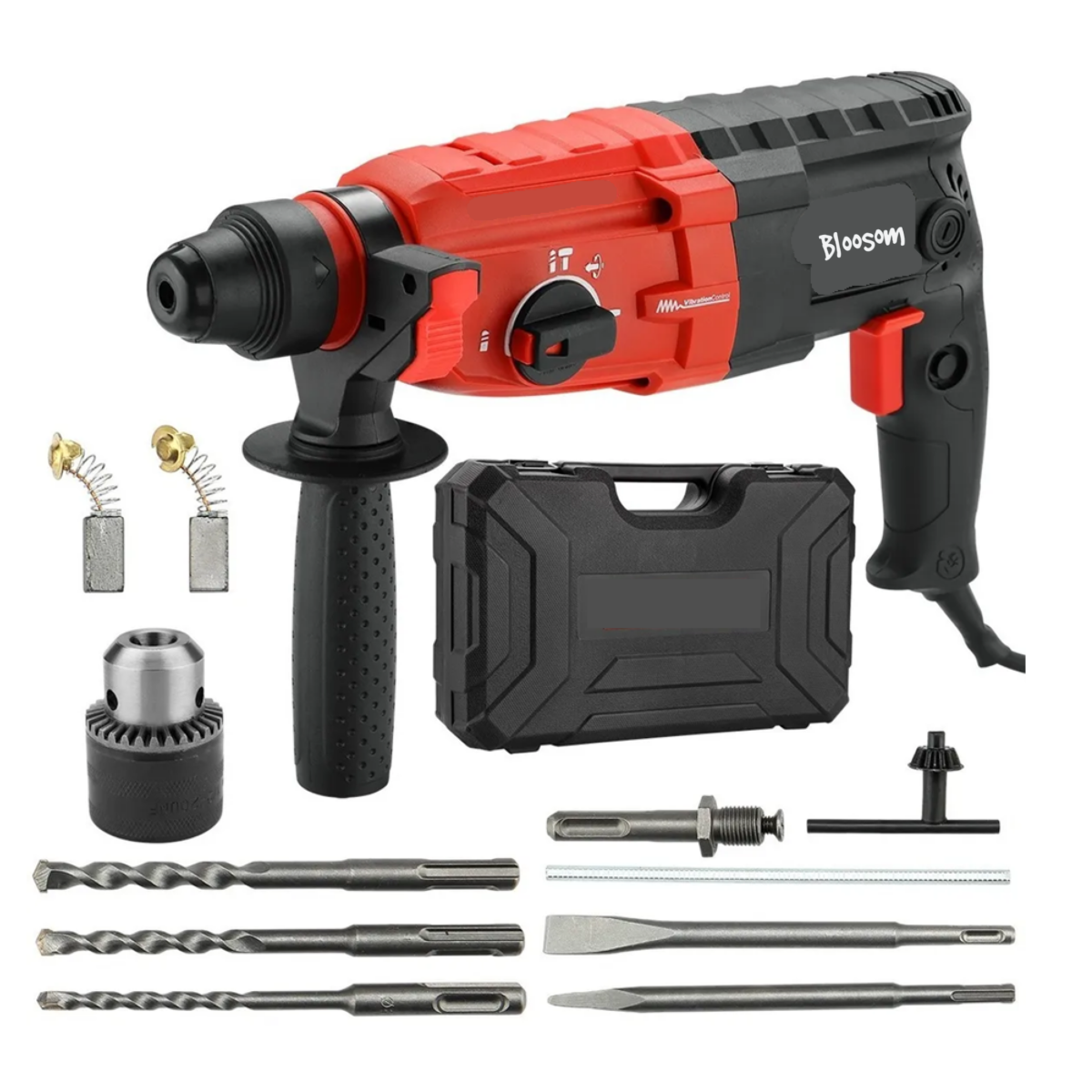 Rotomartillo Cincelador Perforador De 800w, Naranja