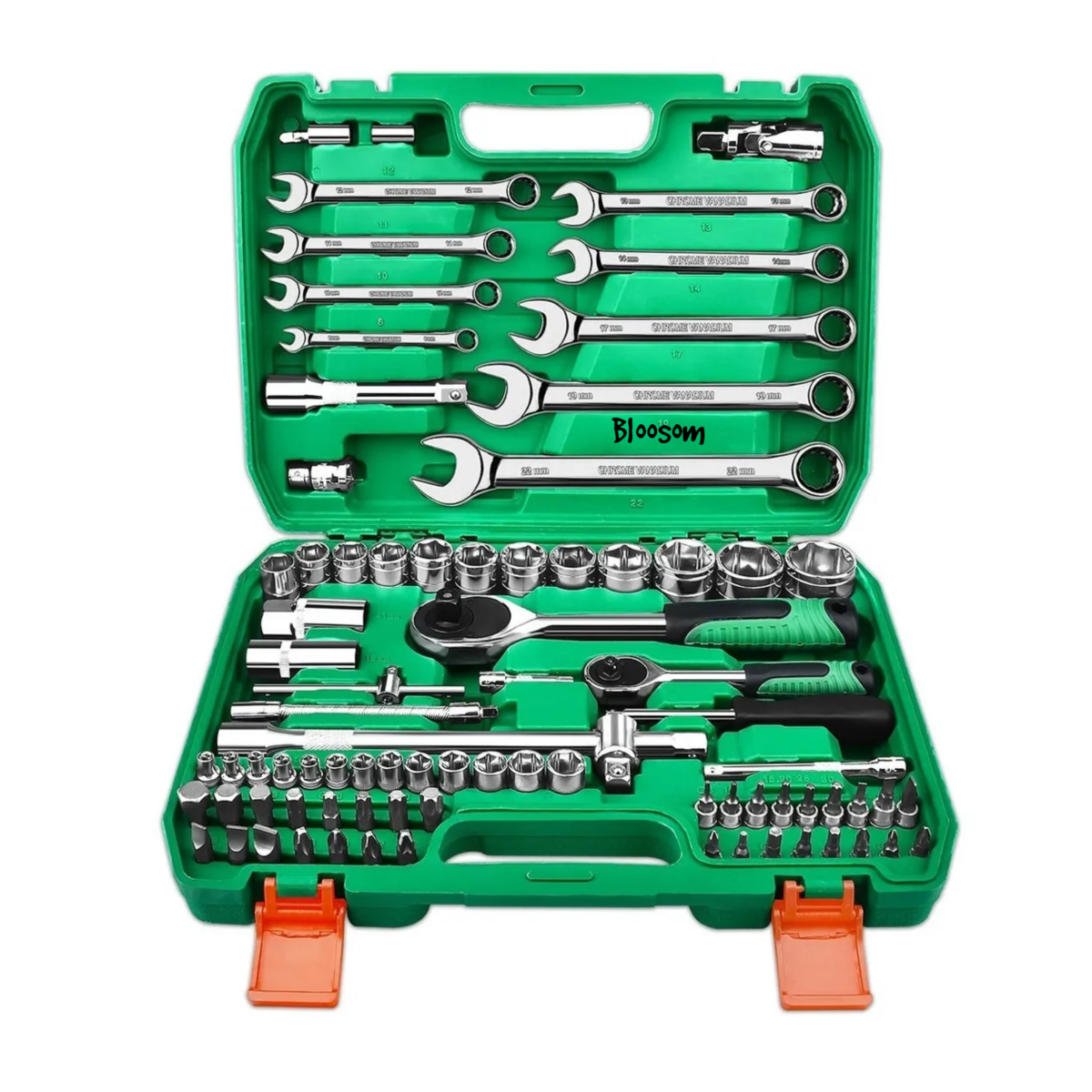 Juego De Herramientas Reparación Automóviles 82pzs, Verde