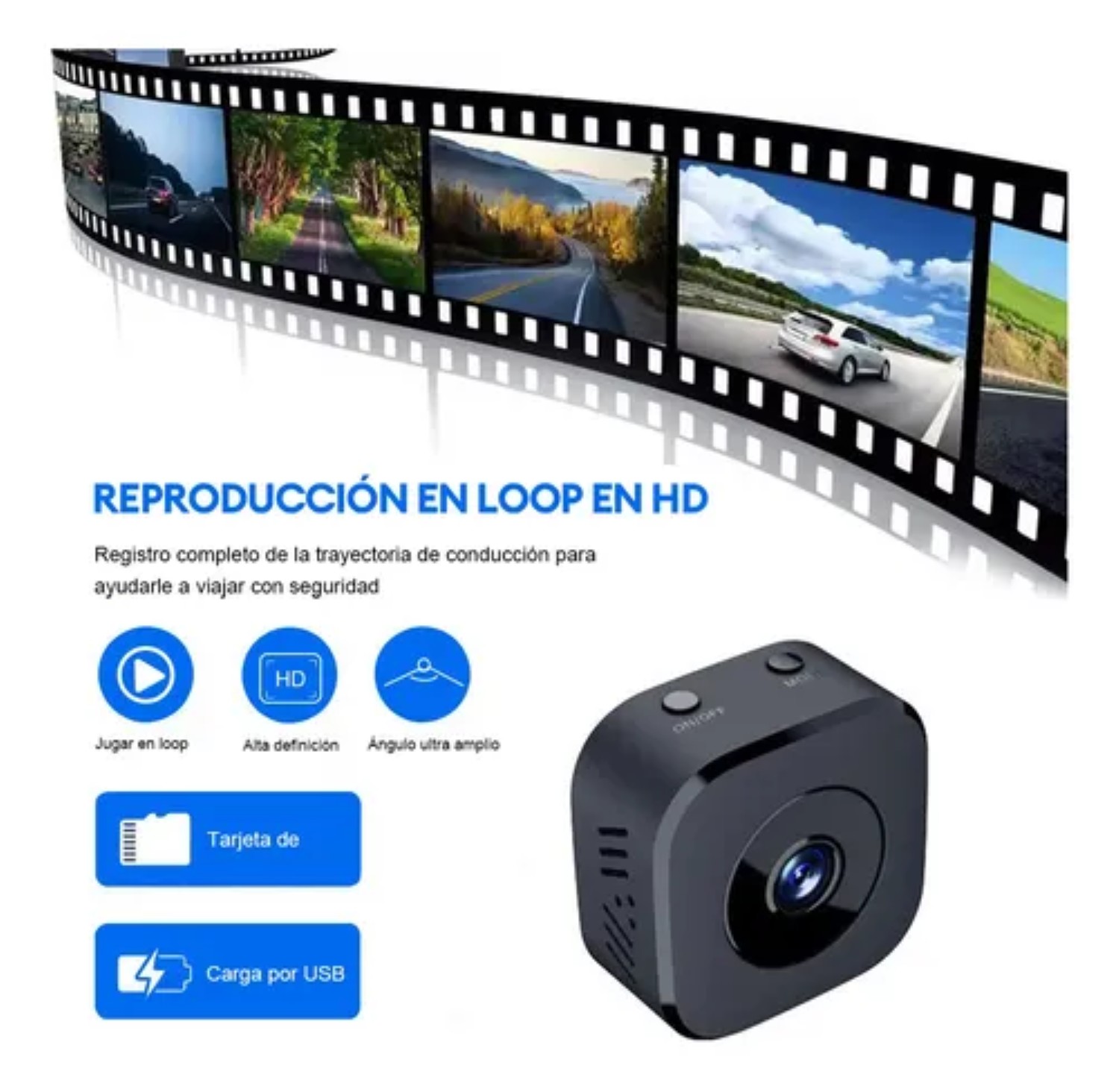 Hd Mini Cámara Espía Hd Wifi Cámaras De Seguridad negra