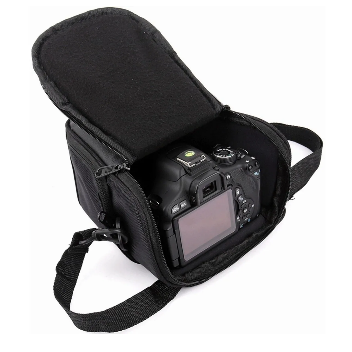 Mochila Para Cámara Fotográfica Funda Contra Agua, Negro