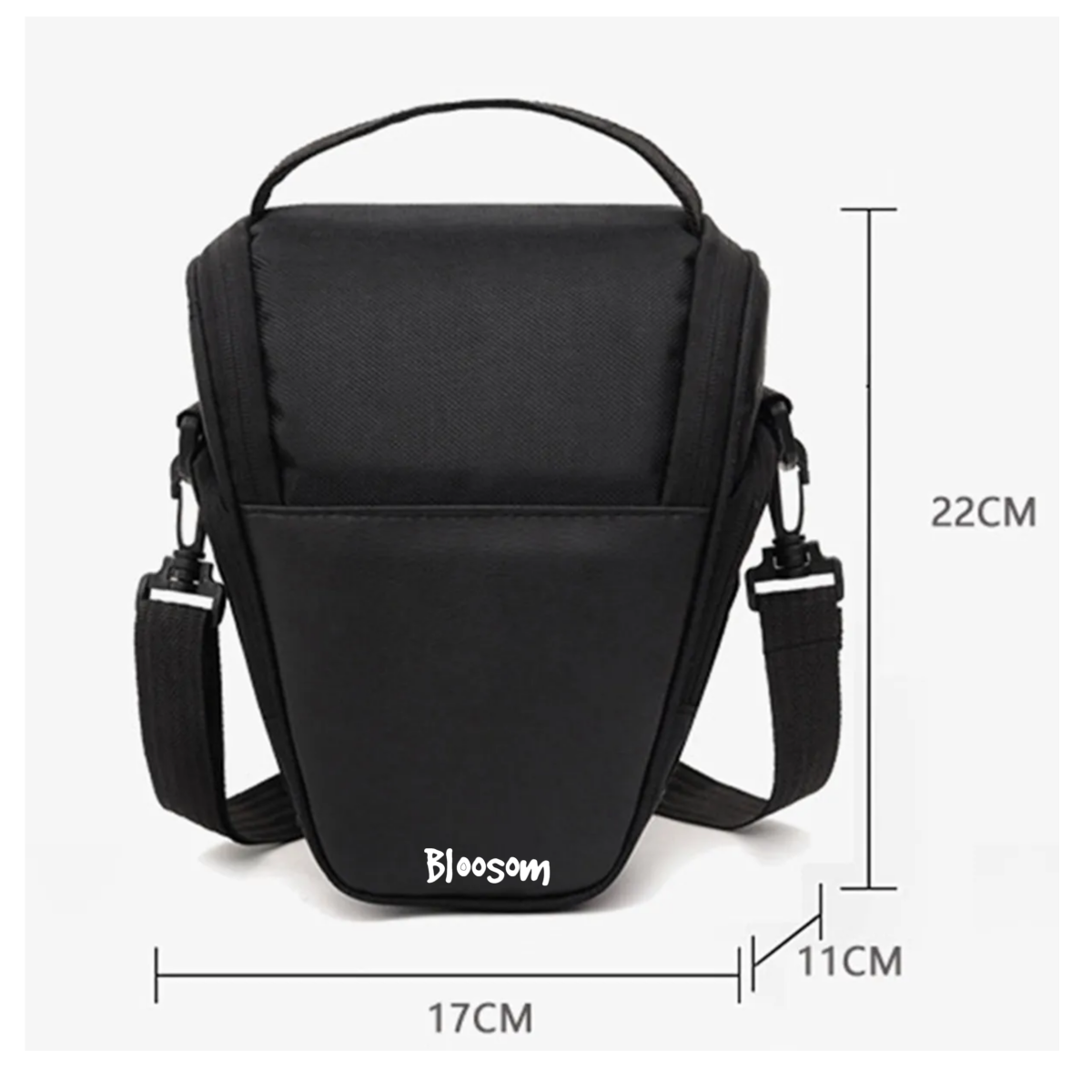 Mochila Para Cámara Fotográfica Funda Contra Agua, Negro