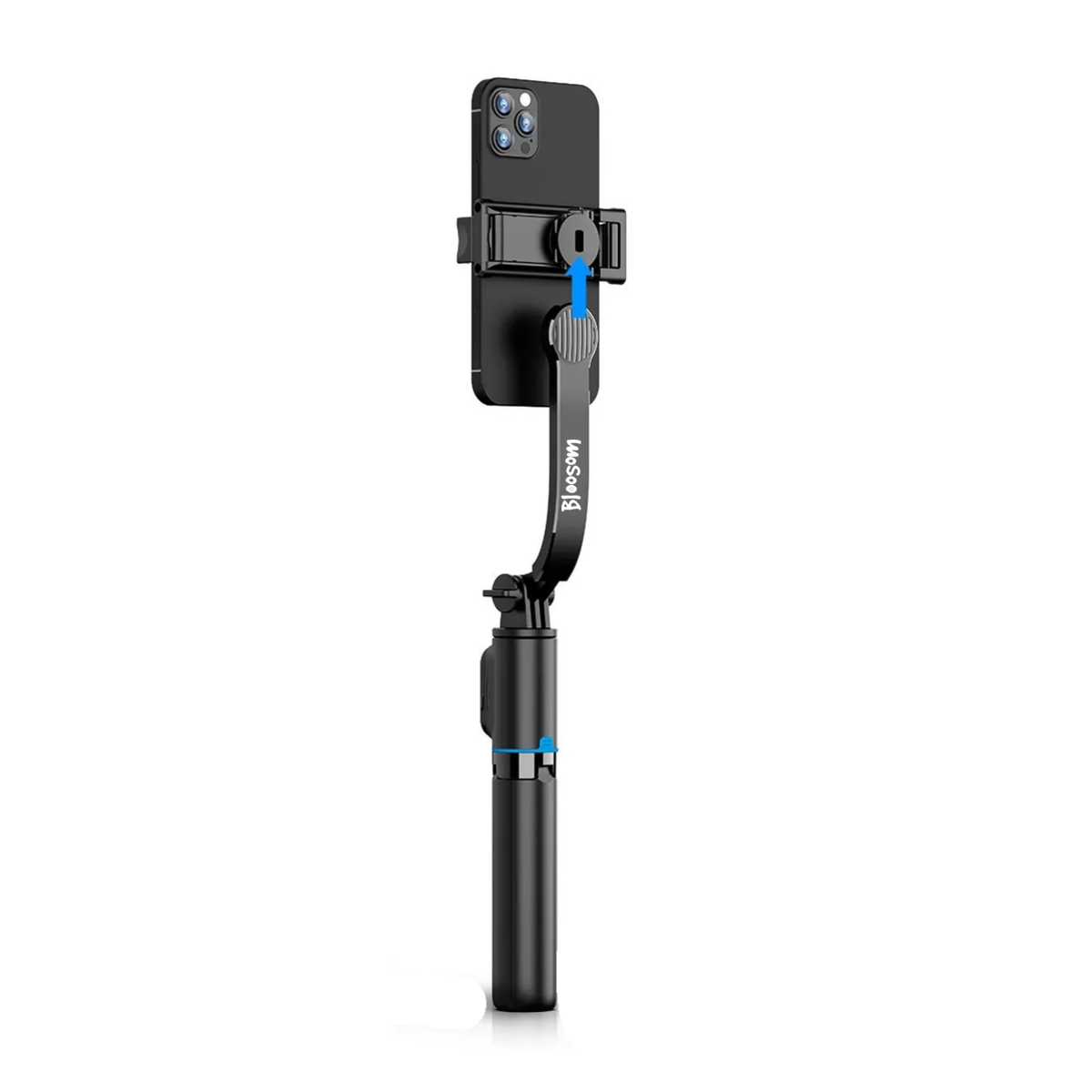 Palo Selfies Trípode Bluetooth Selfie Stick Remoto, Negro
