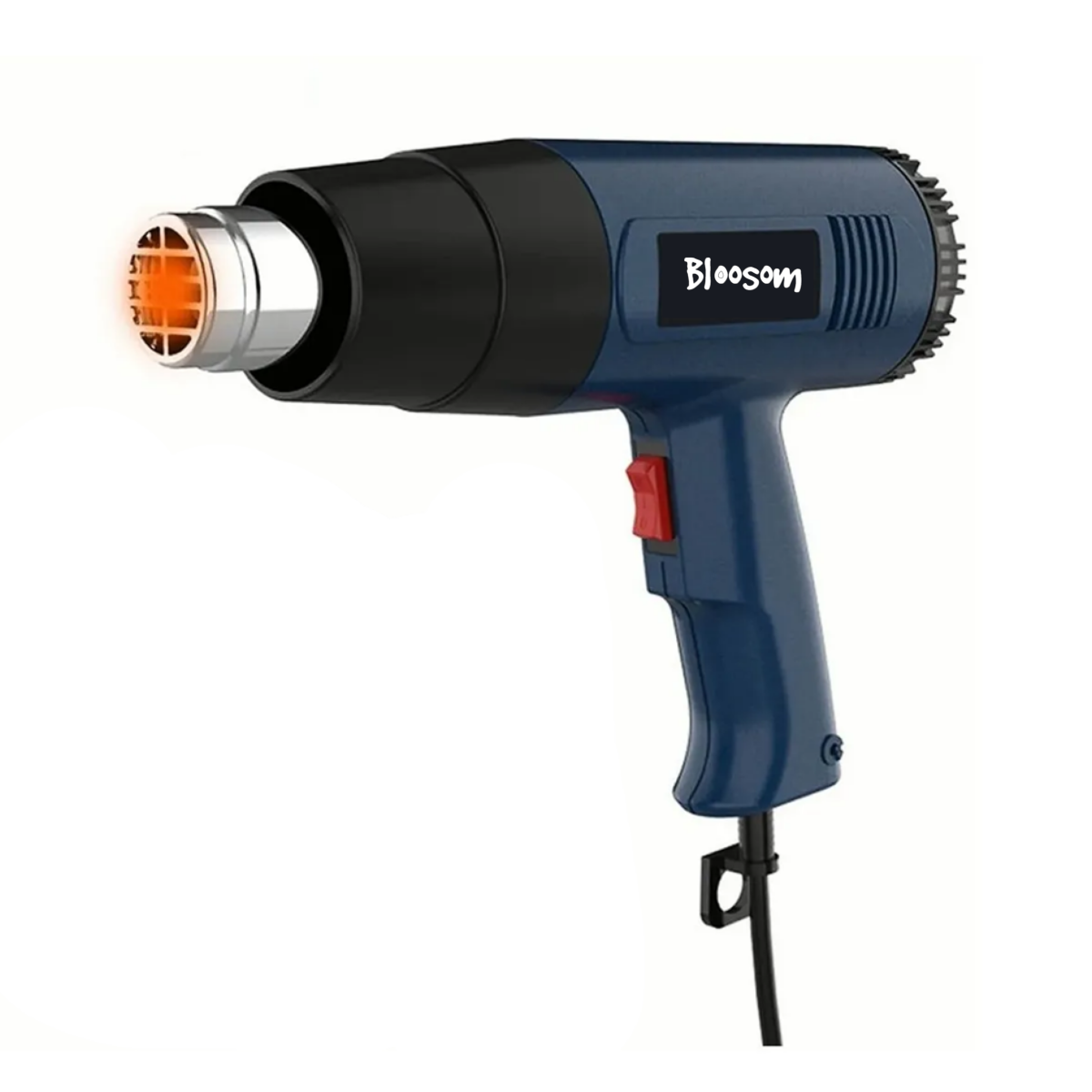 Pistola De Aire Caliente Ajustable Con Temperatura Constante, Azul