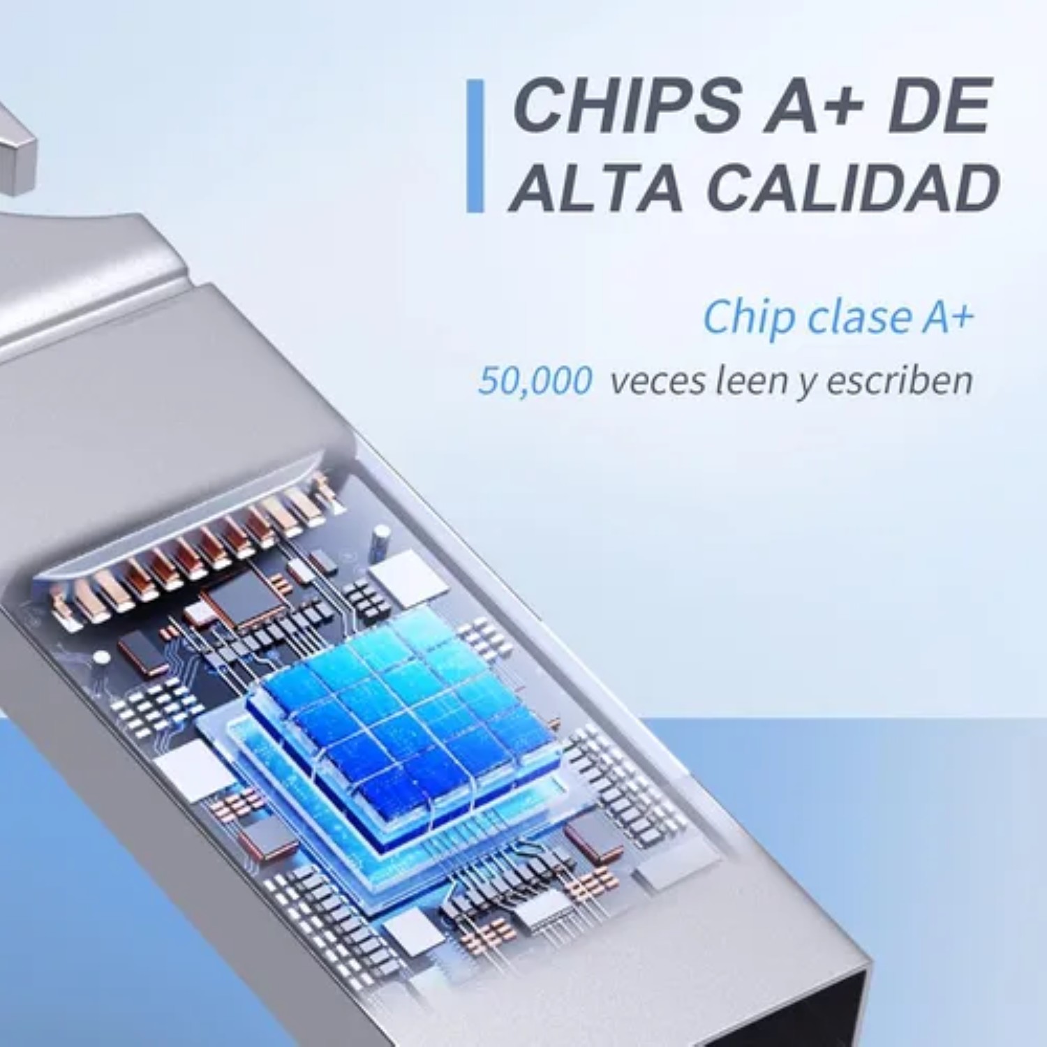 Memoria Usb 2tb Alta Velocidad 3.1 (2000 Gb) Flash Drive plata