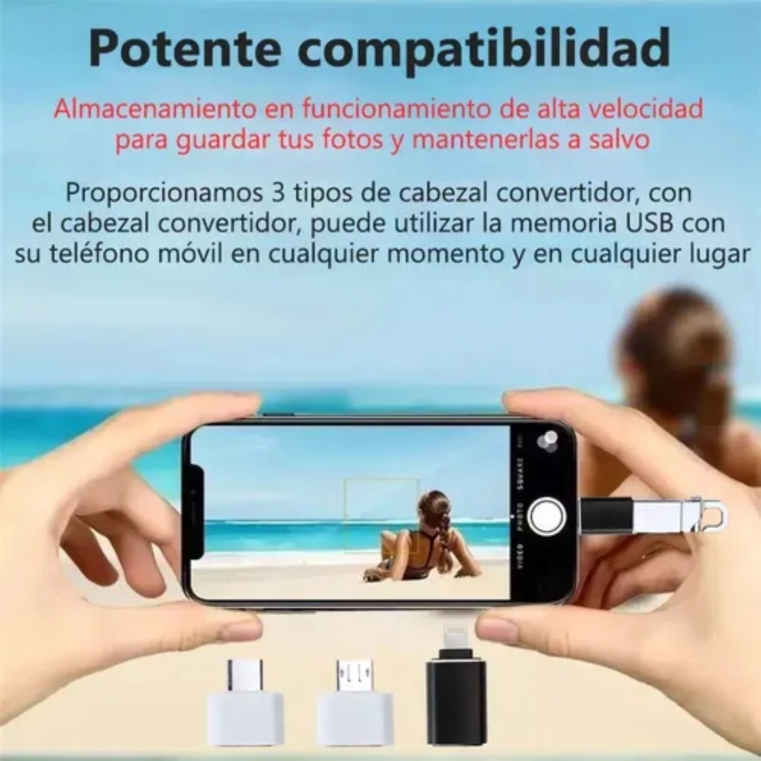 Memoria Usb 2tb Alta Velocidad 3.1 (2000 Gb) Flash Drive plata