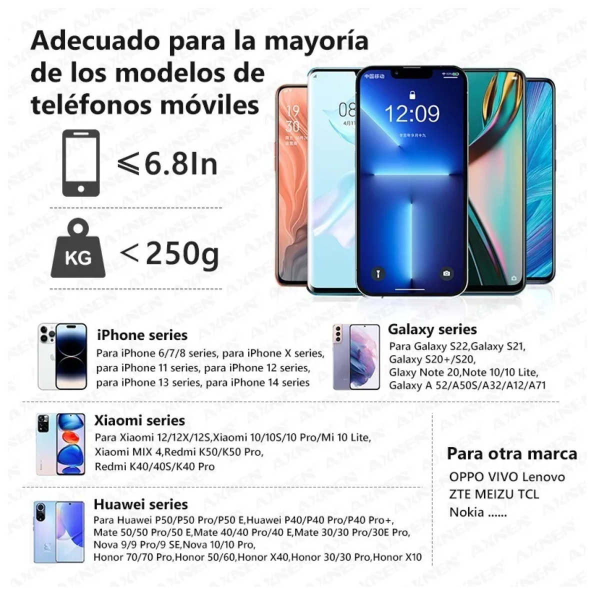 Estabilizador 3 Ejes Plegable Para Celular, Gris