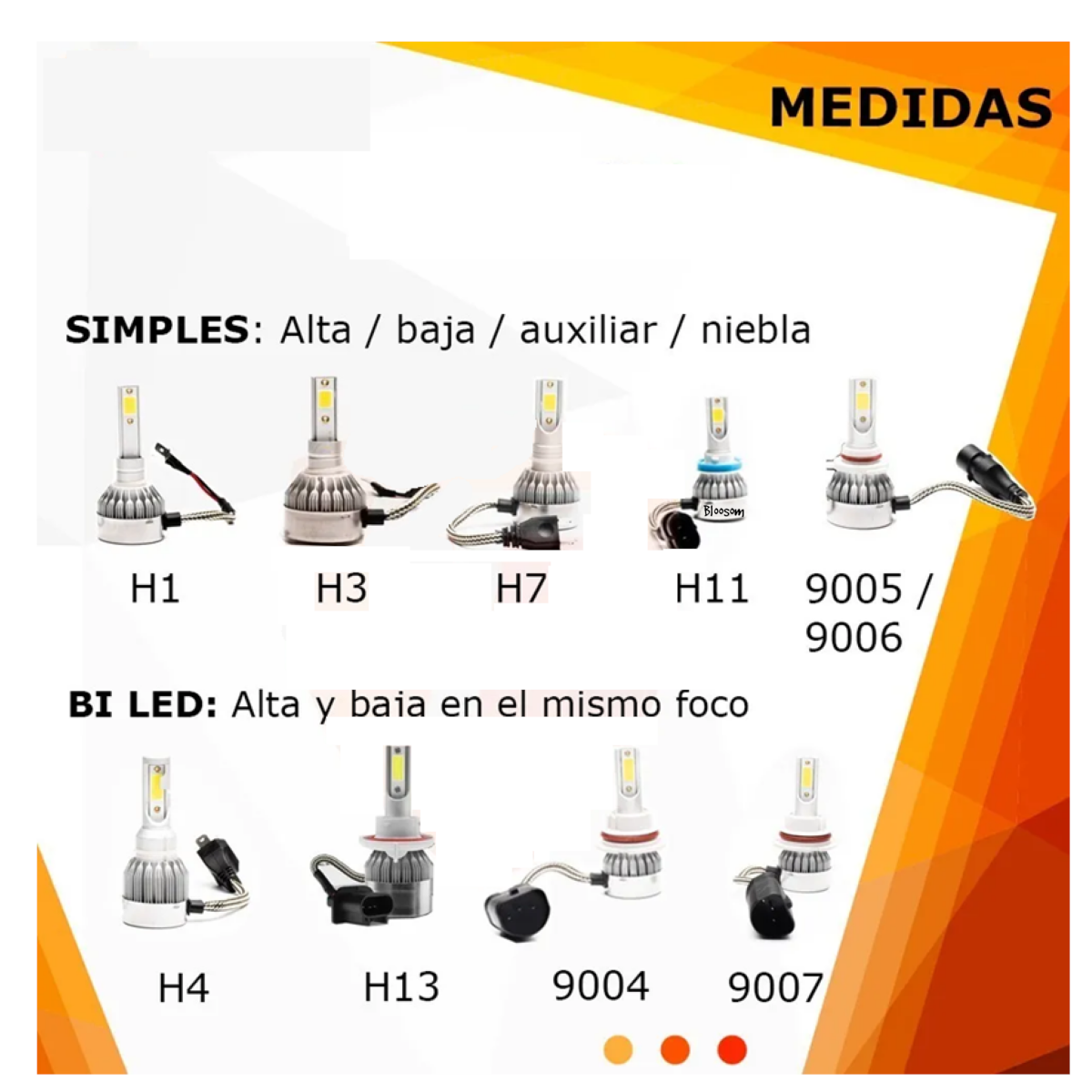 Kit Luces Led C6 Mini Iron Led Conector H11 X2 Autos Luz Blanco Frio