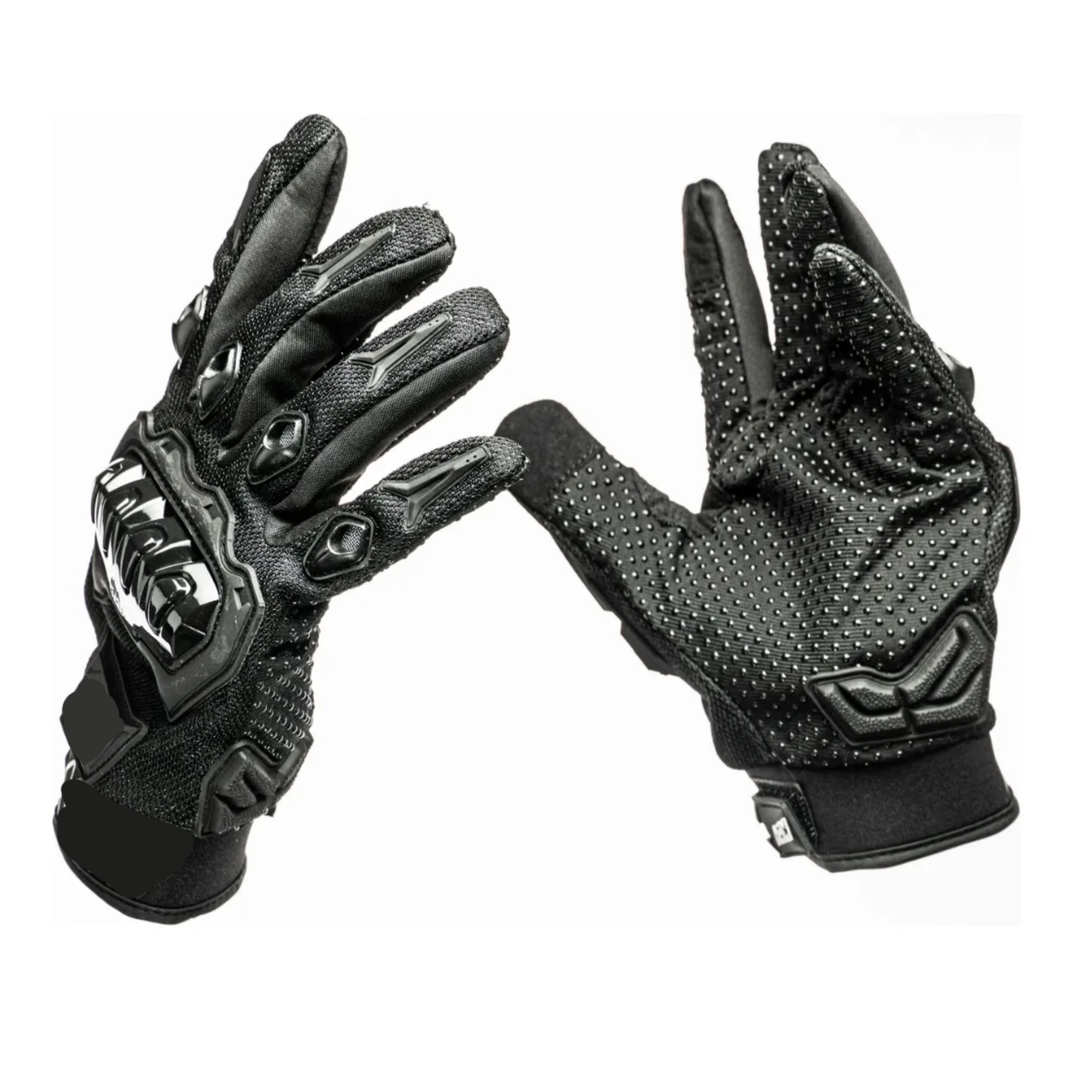 Guantes Tact Motociclista Touch Screen  M, Negro