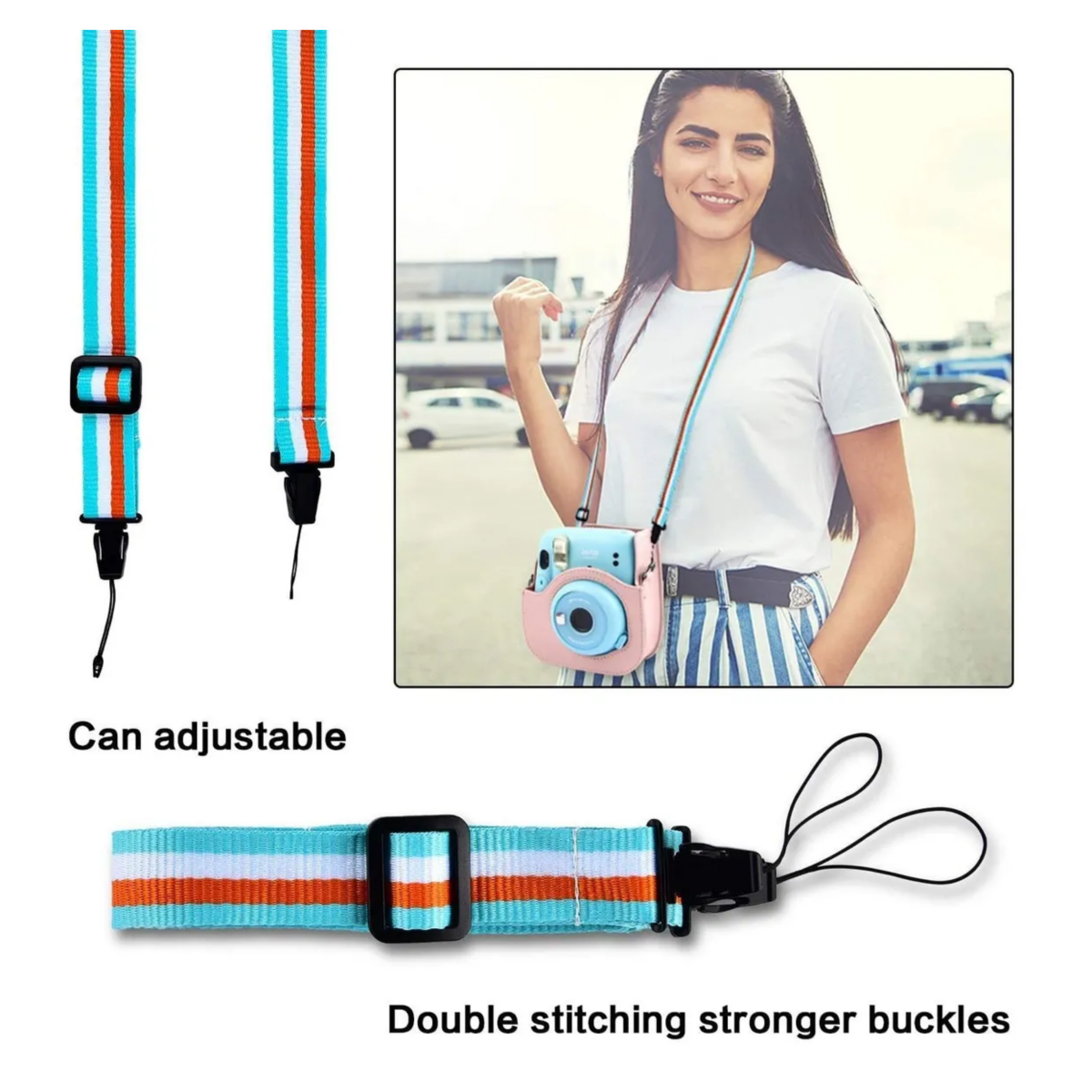 Kit De Accesorios Para Cámara Instax Mini 11,  Incluye Funda Azul