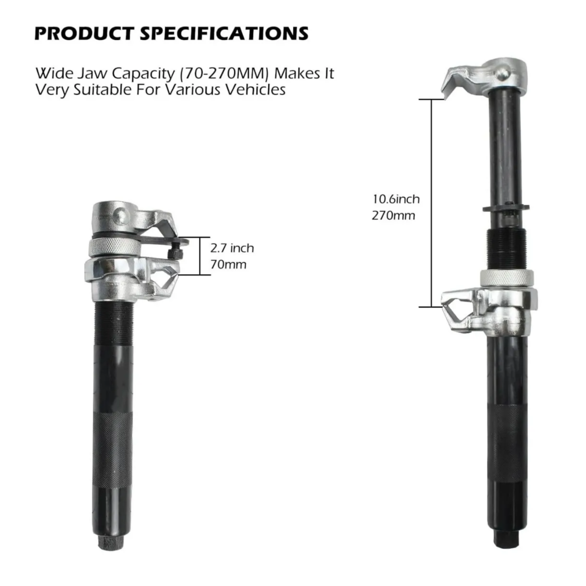 Opresor Compresor D Resorte Suspensión Amortiguador 23-280mm, Estuche naranja