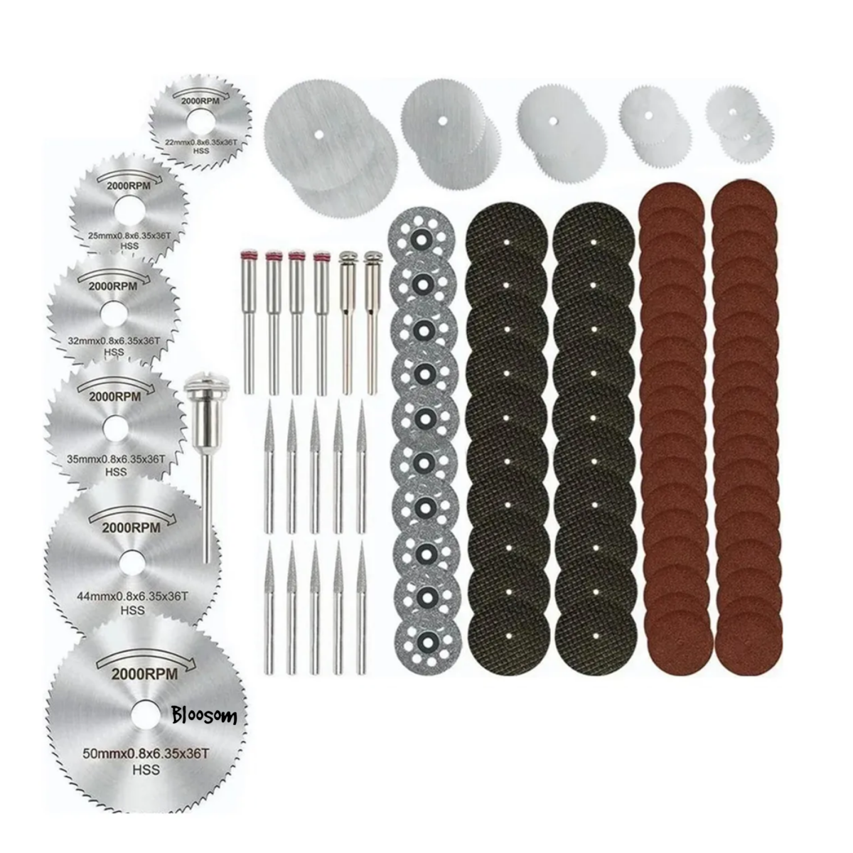 Set Discos De Corte Para Sierra Hss Taladro 99 Piezas, Multicolor