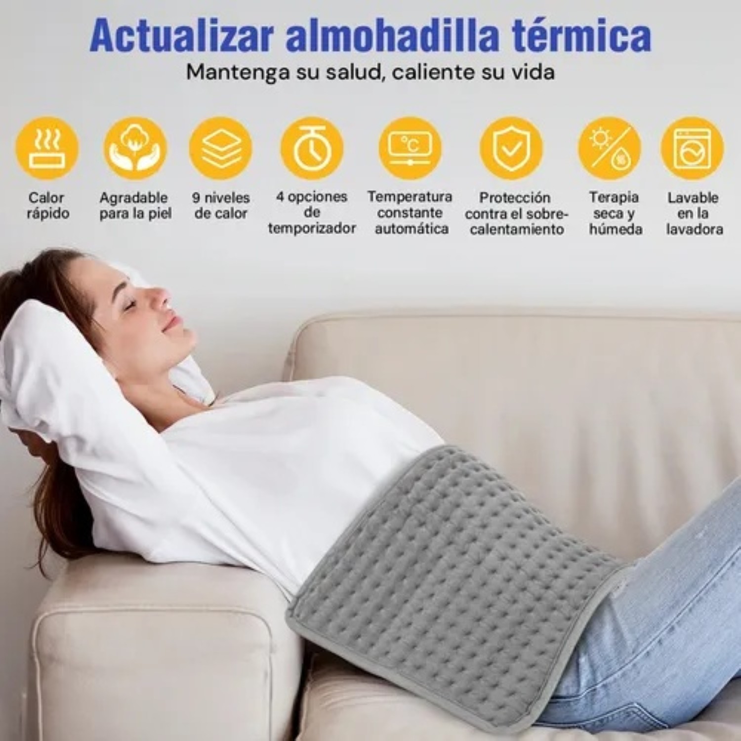 Almohada Refrescante Y Cojín Decorativo Para Verano - Térmica, Ideal Para Oficina Y Hogar