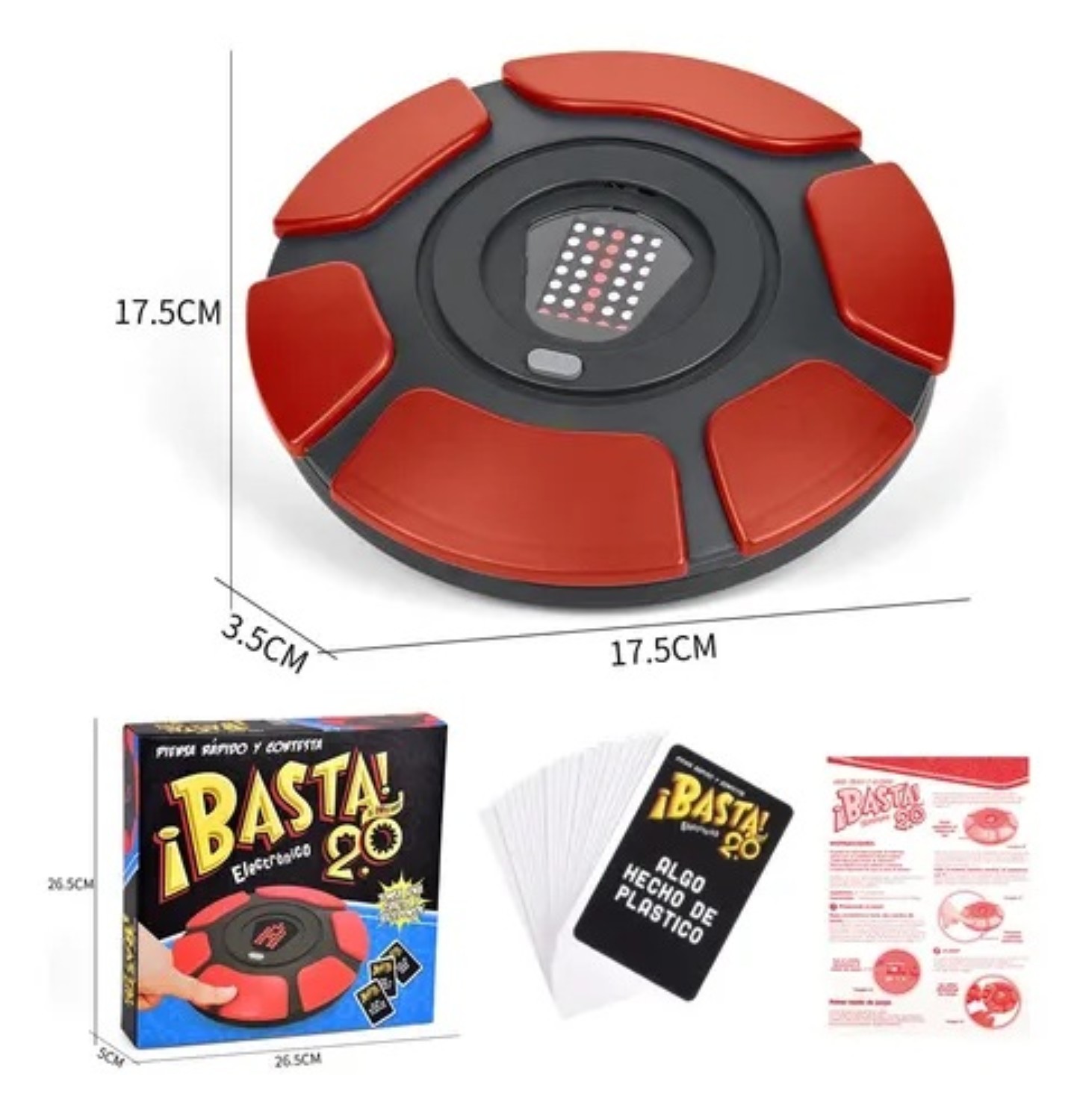 Juego De Mesa 24-L – El Reto De Palabras Con 2 Modos De Juego Y 140 Categorías | Juego Electrónico Con Cronómetro Y Letras Aleatorias