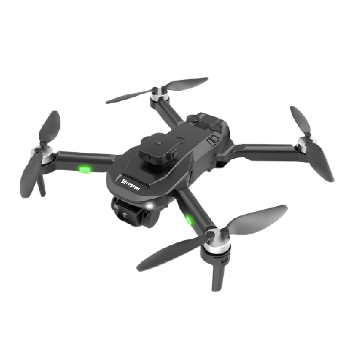 Drone Sin Escobillas Con 4k Cámara Dual 2baterías Gris