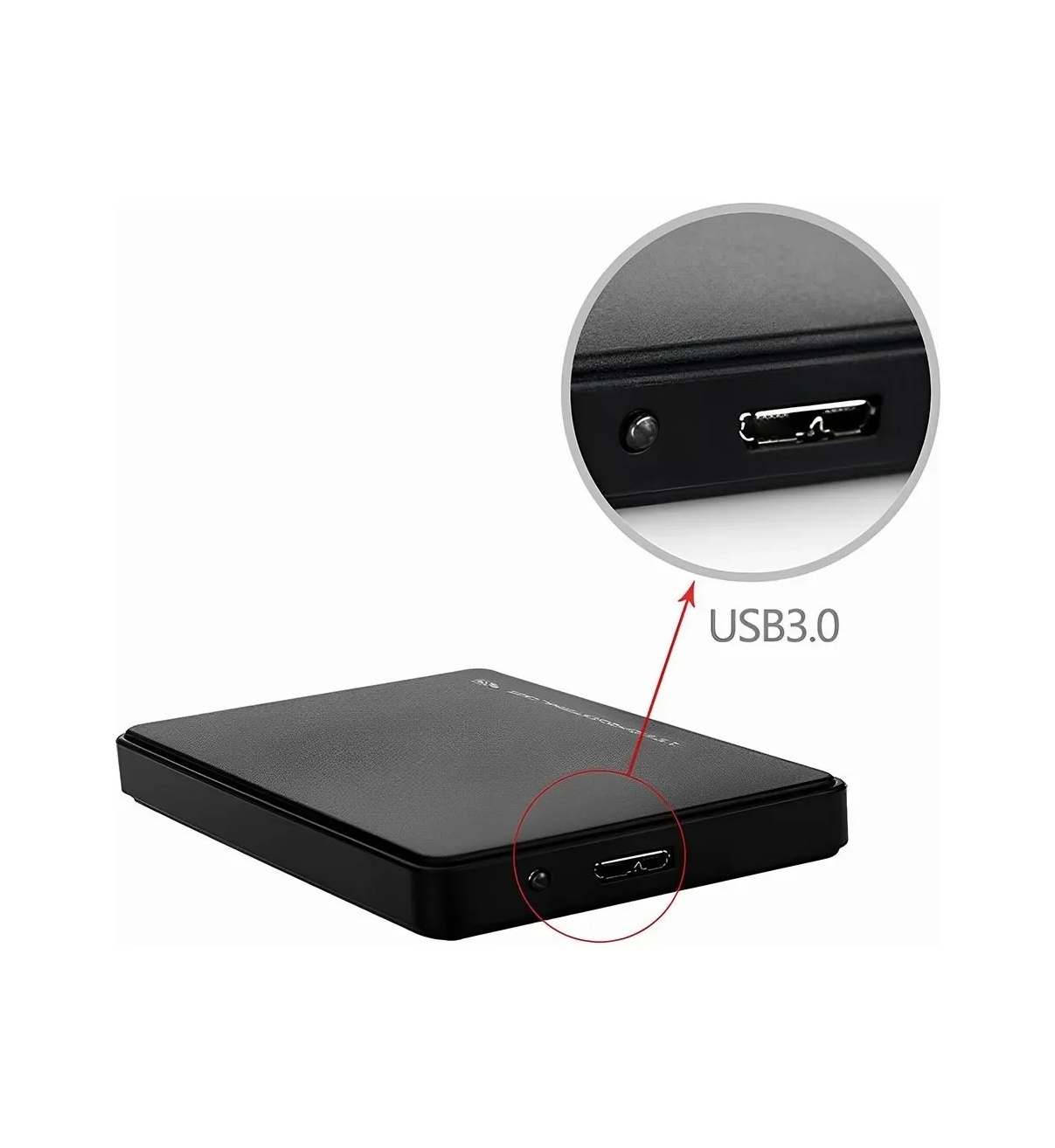 Carcasa Disco Duro Externo Case Belug Disco Duro 2,5 Usb 3.0 Negro