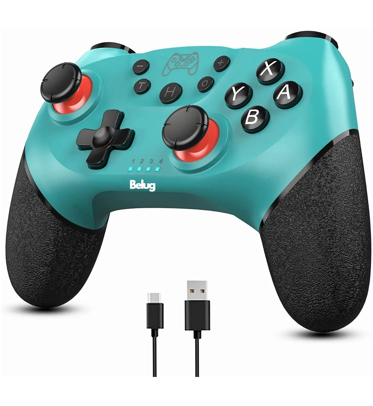 Control Inalámbrico Gamepad Joystick Belug Para Nintendo Switch/pc Verde