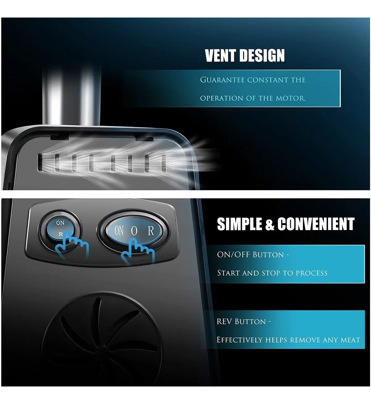 Picadora De Carne Eléctrica De Acero Inoxidable 2800w Belug