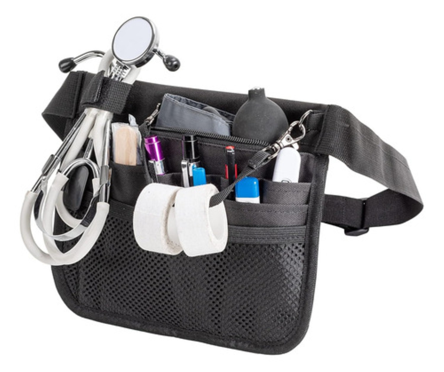 Riñonera Enfermera Doctora Medicina Moda Bolsas negro