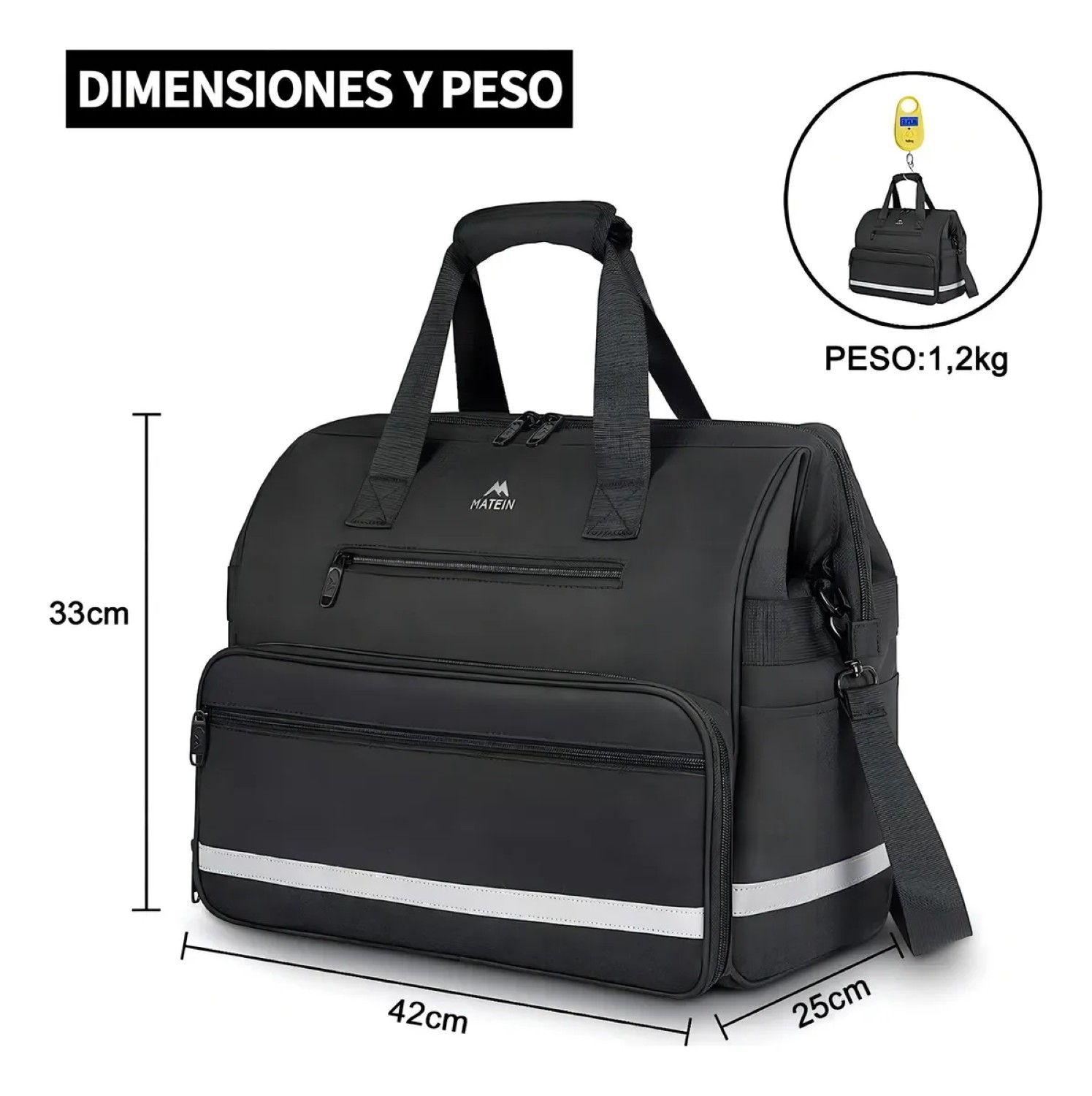 Botiquín multicompartimiento de Primeros Auxilios Negro