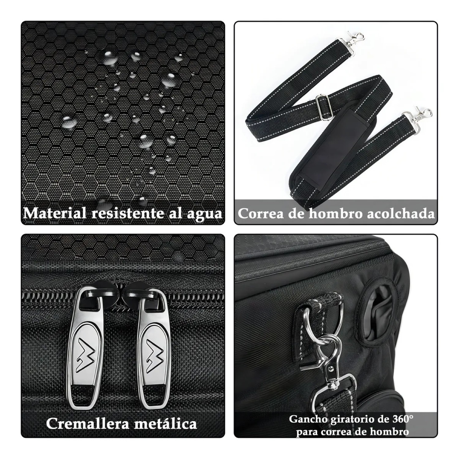 Mochilas de beisbol grande capacidad negro